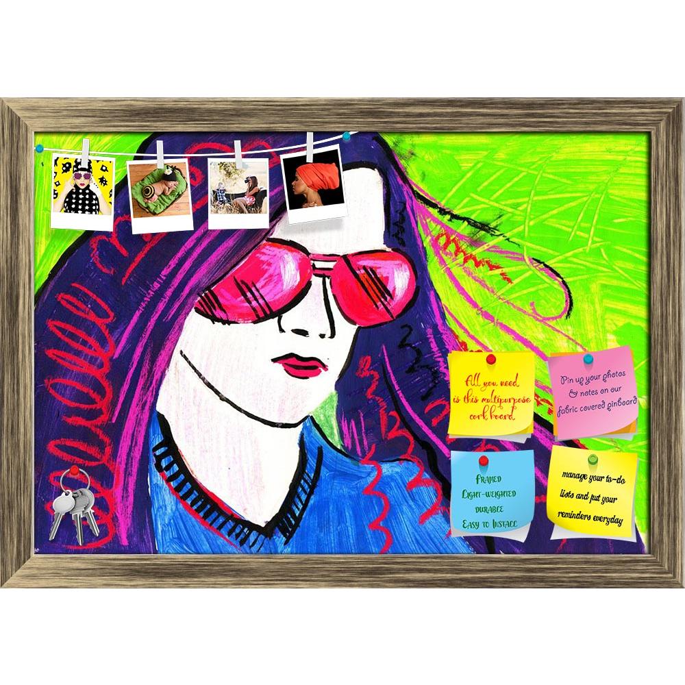 ArtzFolio Girl Wearing Spectacles Printed Bulletin Board Notice Pin Board Soft Board | Framed-Bulletin Boards Framed-AZSAO9573096BLB_FR_L-Image Code 5000354 Vishnu Image Folio Pvt Ltd, IC 5000354, ArtzFolio, Bulletin Boards Framed, Portraits, Fine Art Reprint, girl, wearing, spectacles, printed, bulletin, board, notice, pin, soft, framed, the, pin up board, push pin board, extra large cork board, big pin board, notice board, small bulletin board, cork board, wall notice board, giant cork board, bulletin boa