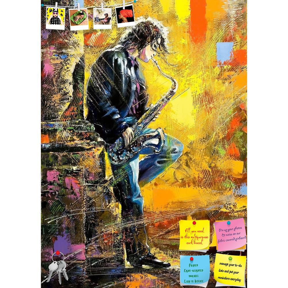 ArtzFolio The Young Guy Playing A Saxophone Printed Bulletin Board Notice Pin Board Soft Board | Frameless-Bulletin Boards Frameless-AZSAO9695331BLB_FL_L-Image Code 5000364 Vishnu Image Folio Pvt Ltd, IC 5000364, ArtzFolio, Bulletin Boards Frameless, Music & Dance, Fine Art Reprint, the, young, guy, playing, a, saxophone, printed, bulletin, board, notice, pin, soft, frameless, pin up board, push pin board, extra large cork board, big pin board, notice board, small bulletin board, cork board, wall notice boa