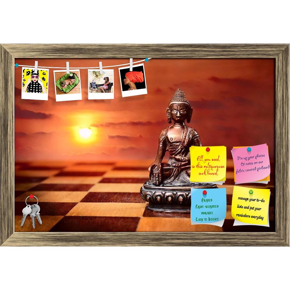 ArtzFolio Bronze Buddha Sitting In Padmasana Printed Bulletin Board Notice Pin Board Soft Board | Framed-Bulletin Boards Framed-AZSAO9726906BLB_FR_L-Image Code 5000368 Vishnu Image Folio Pvt Ltd, IC 5000368, ArtzFolio, Bulletin Boards Framed, Religious, Photography, bronze, buddha, sitting, in, padmasana, printed, bulletin, board, notice, pin, soft, framed, textural, chess, desk, floor, sunset, background, pin up board, push pin board, extra large cork board, big pin board, notice board, small bulletin boar