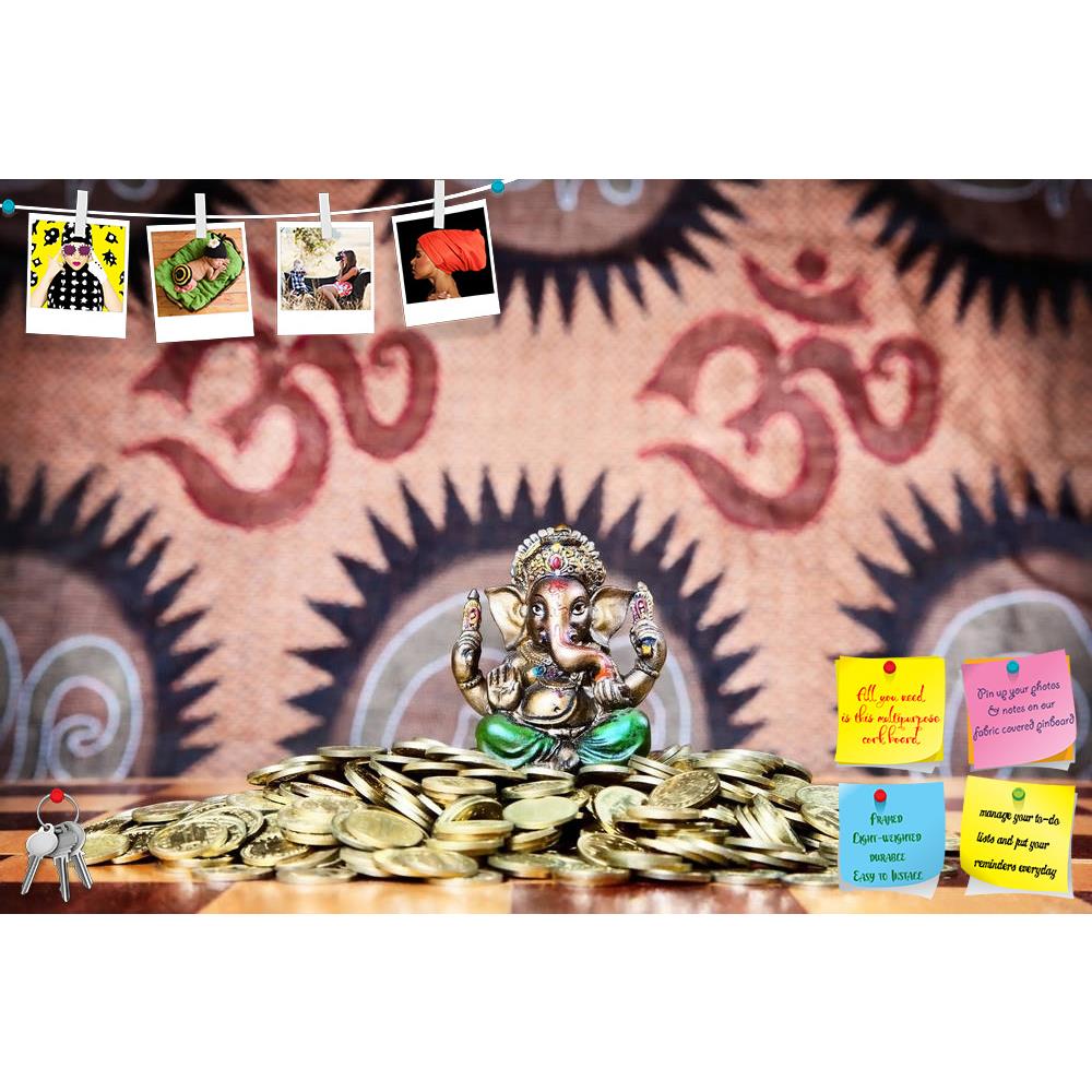 ArtzFolio Lord Ganesh D1 Printed Bulletin Board Notice Pin Board Soft Board | Frameless-Bulletin Boards Frameless-AZSAO9726907BLB_FL_L-Image Code 5000369 Vishnu Image Folio Pvt Ltd, IC 5000369, ArtzFolio, Bulletin Boards Frameless, Religious, Traditional, Photography, lord, ganesh, d1, printed, bulletin, board, notice, pin, soft, frameless, little, statue, green, trousers, sitting, heap, golden, coins, chess, desk, om, signs, background, pin up board, push pin board, extra large cork board, big pin board, n