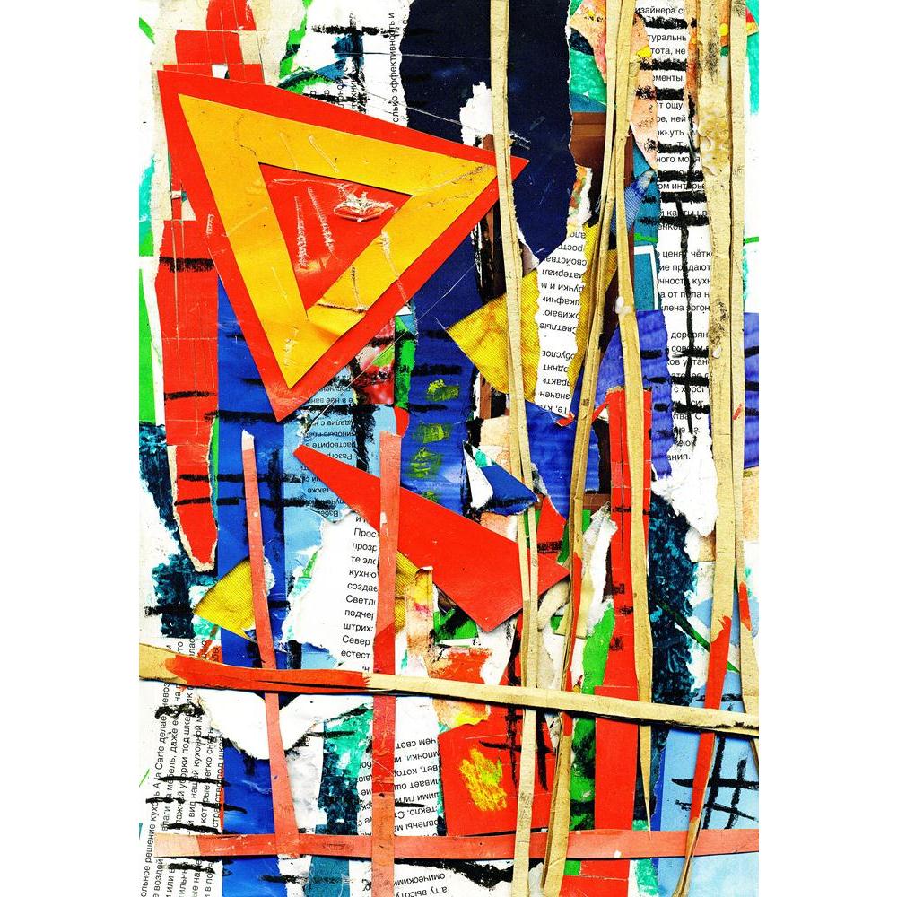 Collage With A Triangle Canvas Painting Synthetic Frame-Paintings MDF Framing-AFF_FR-IC 5000375 IC 5000375, Abstract Expressionism, Abstracts, Art and Paintings, Black, Black and White, Collages, Grid Art, Paintings, Semi Abstract, Signs, Signs and Symbols, Splatter, Triangles, collage, with, a, triangle, canvas, painting, synthetic, frame, abstract, amoeba, art, artistic, background, blue, cage, center, closeup, color, colorful, composition, contrast, creative, cyan, dab, design, detail, details, dirty, ex