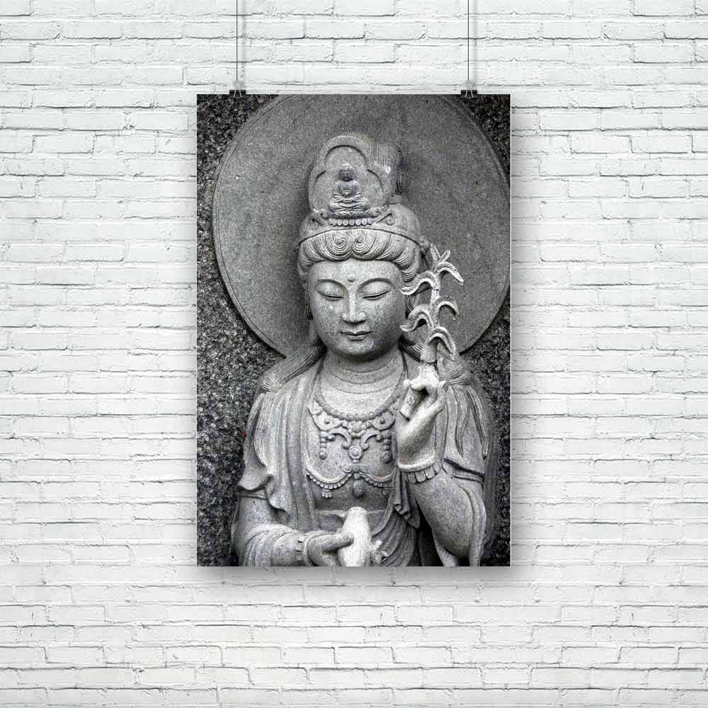 Zen Unframed Paper Poster-Paper Posters Unframed-POS_UN-IC 5000378 IC 5000378, Ancient, Art and Paintings, Asian, Black and White, Buddhism, Chinese, Decorative, God Buddha, Historical, Indian, Japanese, Marble and Stone, Medieval, Religion, Religious, Spiritual, Vintage, White, zen, unframed, paper, poster, buddha, antique, art, asia, buddah, buddhist, calm, china, closeup, decoration, east, enlightenment, expression, face, faith, gold, harmony, india, isolated, japan, meditate, meditation, mindfulness, or