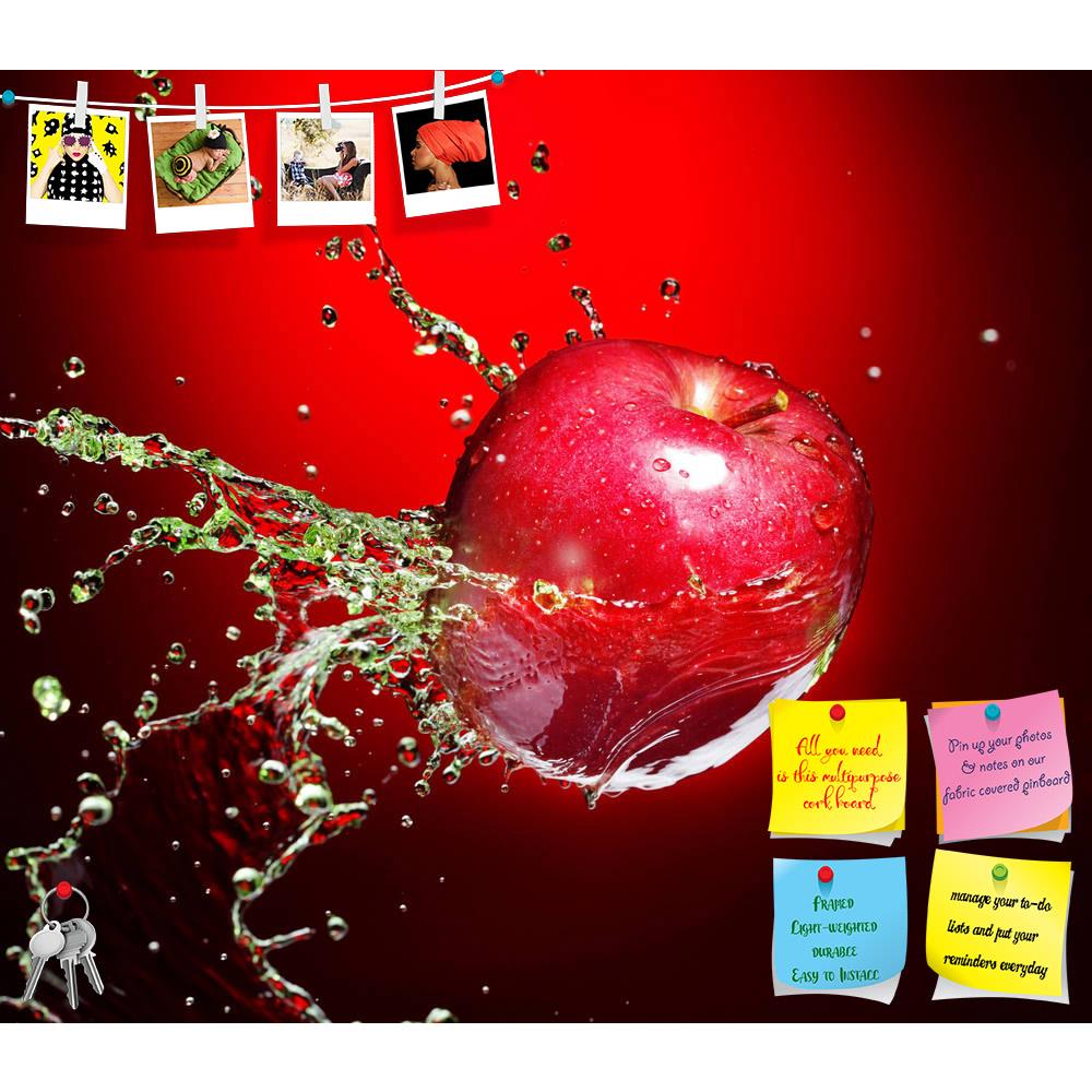 ArtzFolio Red Apple Image Printed Bulletin Board Notice Pin Board Soft Board | Frameless-Bulletin Boards Frameless-AZSAO9774135BLB_FL_L-Image Code 5000381 Vishnu Image Folio Pvt Ltd, IC 5000381, ArtzFolio, Bulletin Boards Frameless, Food & Beverage, Photography, red, apple, image, printed, bulletin, board, notice, pin, soft, frameless, juice, stream, pin up board, push pin board, extra large cork board, big pin board, notice board, small bulletin board, cork board, wall notice board, giant cork board, bulle