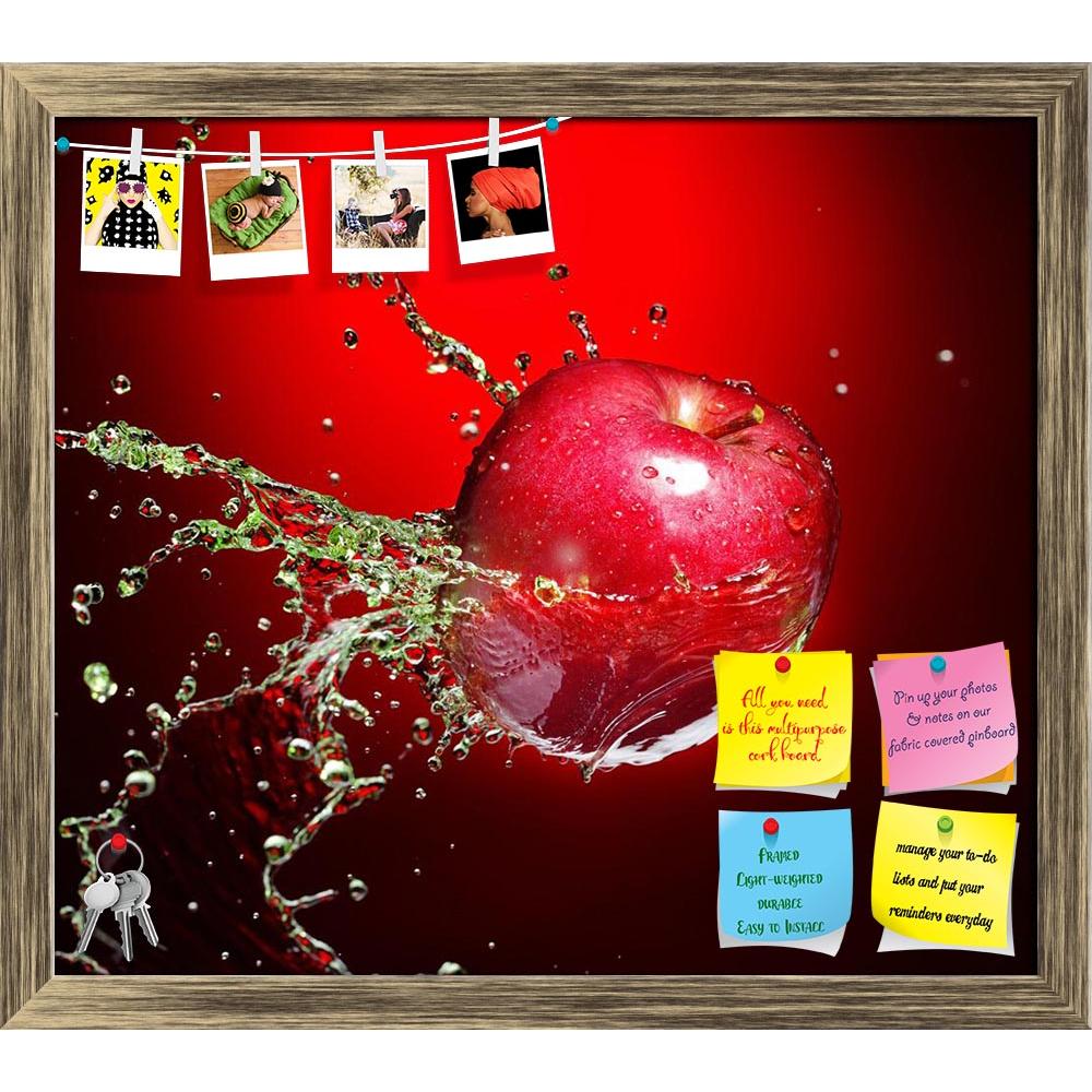 ArtzFolio Red Apple Image Printed Bulletin Board Notice Pin Board Soft Board | Framed-Bulletin Boards Framed-AZSAO9774135BLB_FR_L-Image Code 5000381 Vishnu Image Folio Pvt Ltd, IC 5000381, ArtzFolio, Bulletin Boards Framed, Food & Beverage, Photography, red, apple, image, printed, bulletin, board, notice, pin, soft, framed, juice, stream, pin up board, push pin board, extra large cork board, big pin board, notice board, small bulletin board, cork board, wall notice board, giant cork board, bulletin board, o