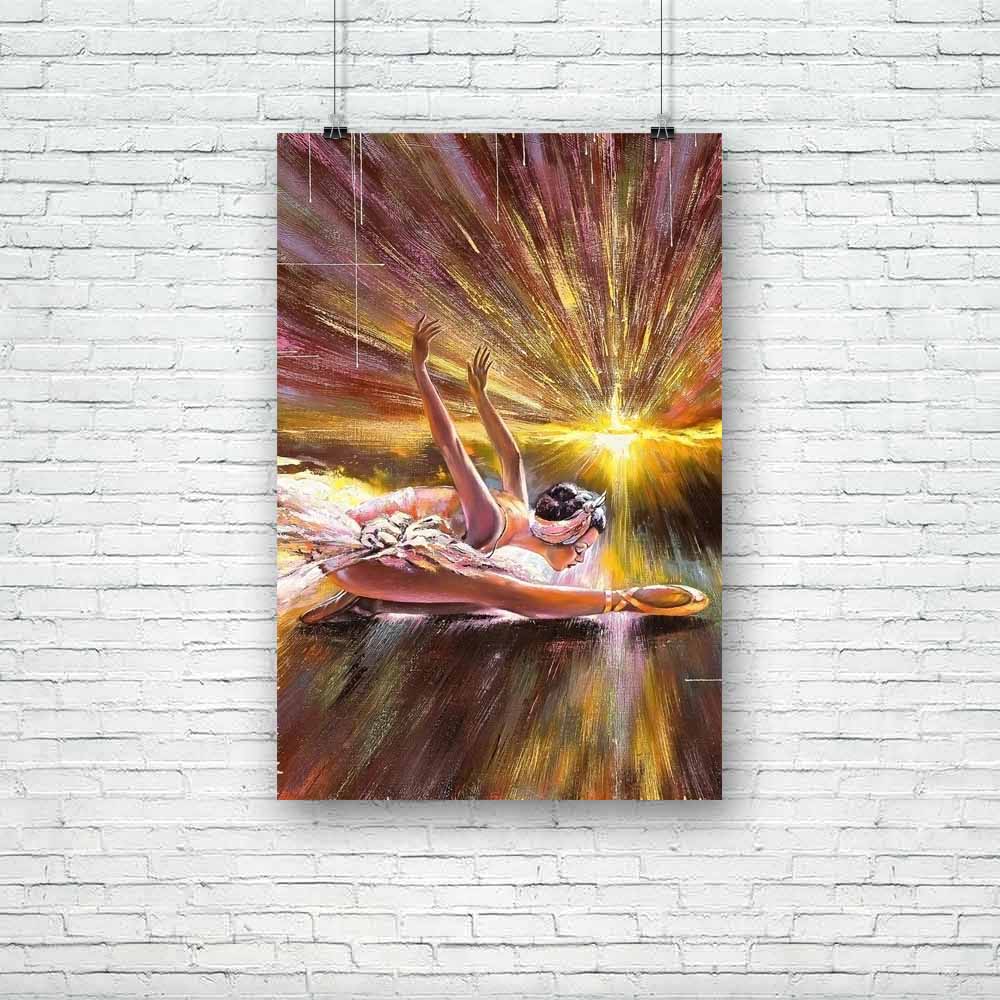 The Ballerina Soaring Against The Coming Sun Unframed Paper Poster-Paper Posters Unframed-POS_UN-IC 5000384 IC 5000384, Art and Paintings, Dance, Drawing, Impressionism, Music, Music and Dance, Music and Musical Instruments, Nature, Paintings, Russian, Scenic, the, ballerina, soaring, against, coming, sun, unframed, paper, poster, ballet, oil, painting, art, brushes, canvas, flight, moscow, paints, picture, registration, russia, tchaikovsky, theatre, artzfolio, posters, wall posters, posters for room, poste