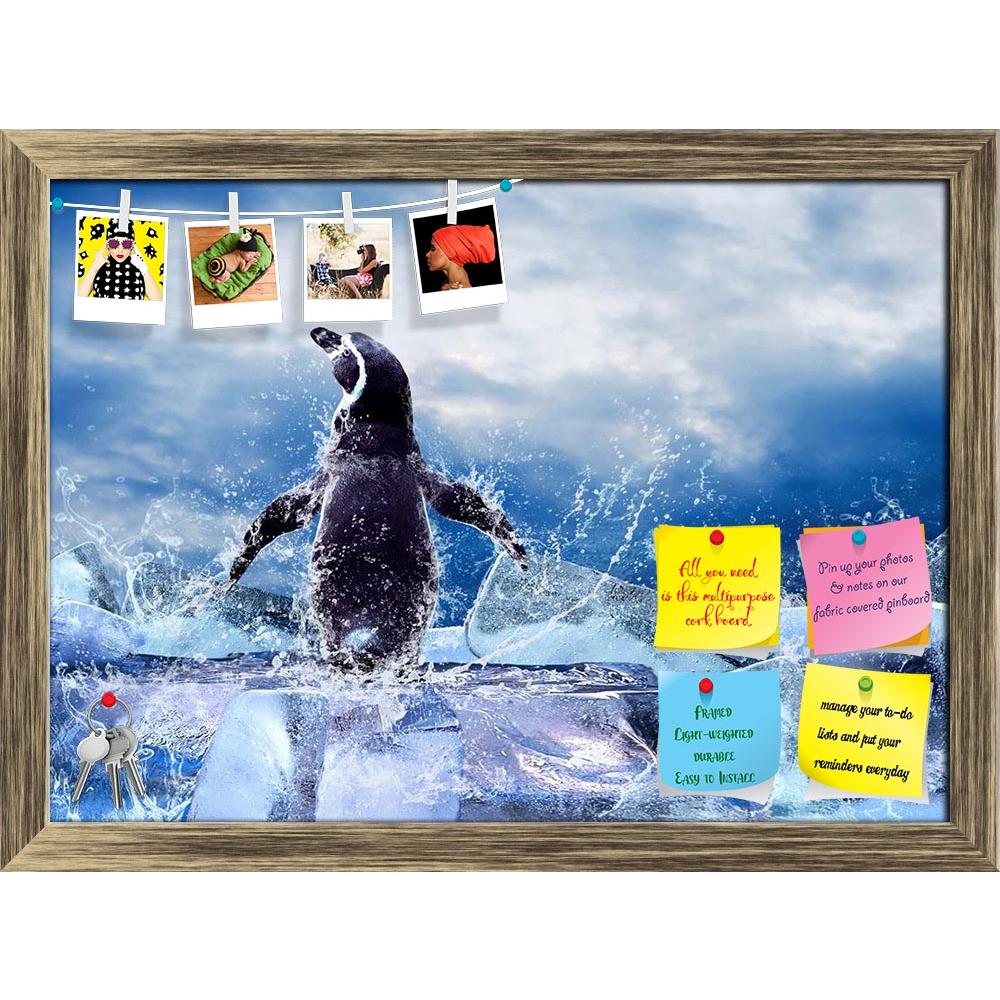 ArtzFolio Penguin On The Ice Printed Bulletin Board Notice Pin Board Soft Board | Framed-Bulletin Boards Framed-AZSAO9850948BLB_FR_L-Image Code 5000391 Vishnu Image Folio Pvt Ltd, IC 5000391, ArtzFolio, Bulletin Boards Framed, Animals, Photography, penguin, on, the, ice, printed, bulletin, board, notice, pin, soft, framed, water, drops, pin up board, push pin board, extra large cork board, big pin board, notice board, small bulletin board, cork board, wall notice board, giant cork board, bulletin board, off