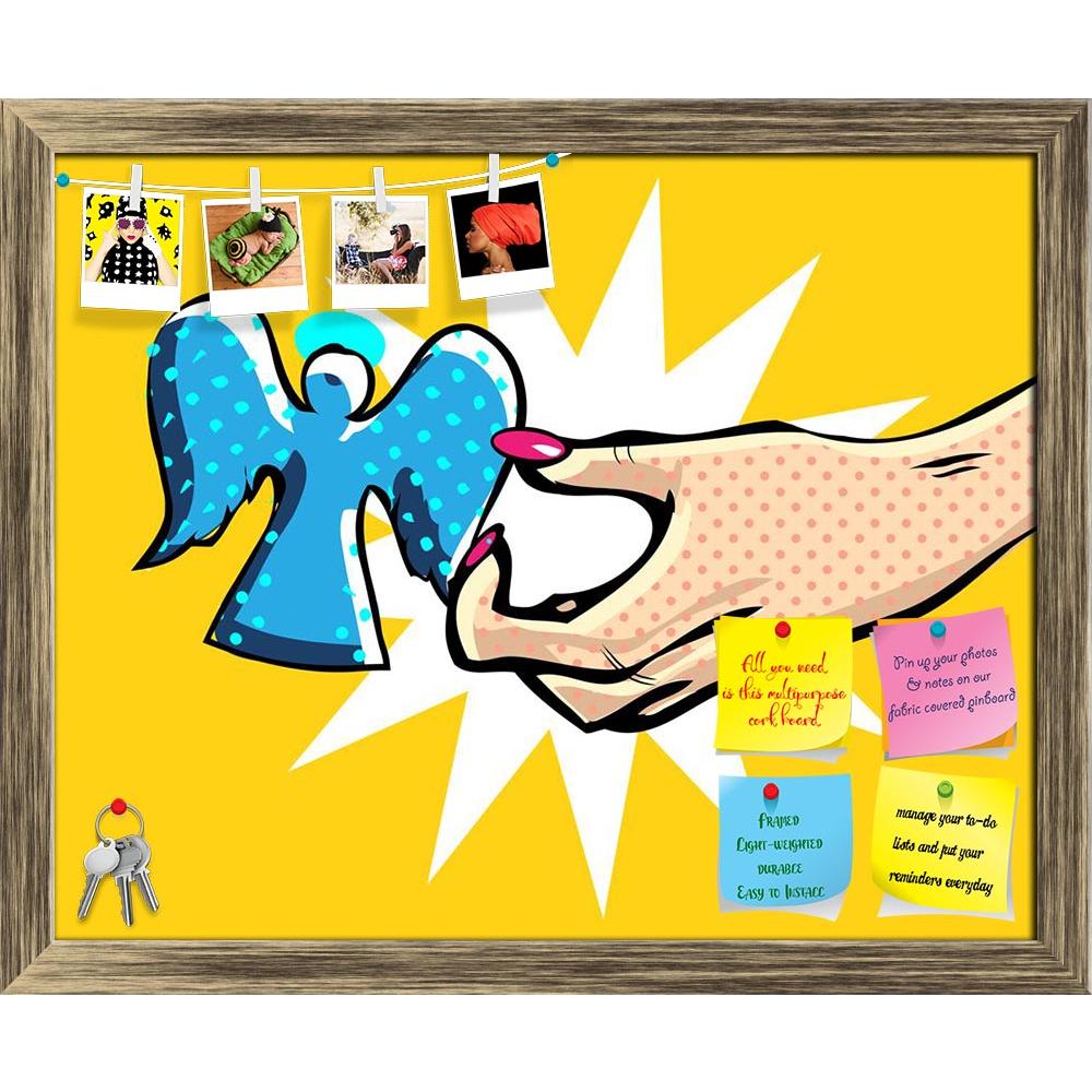 ArtzFolio Pop Art Comic Angel In Female Hand Printed Bulletin Board Notice Pin Board Soft Board | Framed-Bulletin Boards Framed-AZSAO9885223BLB_FR_L-Image Code 5000392 Vishnu Image Folio Pvt Ltd, IC 5000392, ArtzFolio, Bulletin Boards Framed, Kids, Pop Art, Digital Art, pop, art, comic, angel, in, female, hand, printed, bulletin, board, notice, pin, soft, framed, pin up board, push pin board, extra large cork board, big pin board, notice board, small bulletin board, cork board, wall notice board, giant cork