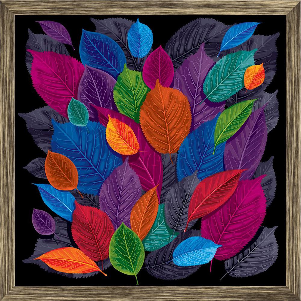 Pitaara Box Dark Autumn Leaves Canvas Painting Synthetic Frame-Paintings Synthetic Framing-PBART9931411AFF_FW_L-Image Code 5000395 Vishnu Image Folio Pvt Ltd, IC 5000395, Pitaara Box, Paintings Synthetic Framing, Floral, Digital Art, dark, autumn, leaves, canvas, painting, synthetic, frame, black, background, framed canvas print, wall painting for living room with frame, canvas painting for living room, artzfolio, poster, framed canvas painting, wall painting with frame, canvas painting with frame living ro