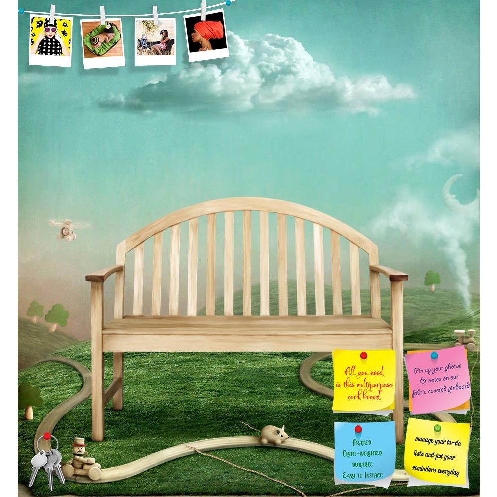ArtzFolio Toy Railroad & Bench Printed Bulletin Board Notice Pin Board Soft Board | Frameless-Bulletin Boards Frameless-AZSAO10034763BLB_FL_L-Image Code 5000407 Vishnu Image Folio Pvt Ltd, IC 5000407, ArtzFolio, Bulletin Boards Frameless, Fantasy, Kids, Digital Art, toy, railroad, bench, printed, bulletin, board, notice, pin, soft, frameless, pin up board, push pin board, extra large cork board, big pin board, notice board, small bulletin board, cork board, wall notice board, giant cork board, bulletin boar