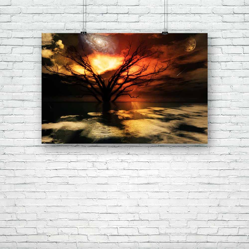 Magical Landscape Unframed Paper Poster-Paper Posters Unframed-POS_UN-IC 5000411 IC 5000411, Abstract Expressionism, Abstracts, Art and Paintings, Fantasy, Illustrations, Landscapes, Nature, Realism, Scenic, Semi Abstract, Signs, Signs and Symbols, Surrealism, Symbols, magical, landscape, unframed, paper, poster, abstract, art, background, beautiful, beauty, bizarre, color, decoration, design, dream, dreams, dreamy, eerie, fantastic, fortune, futuristic, glow, green, high, illuminated, illustration, imagina