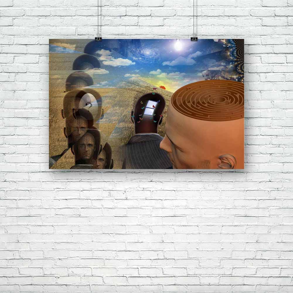 Strange Scene Unframed Paper Poster-Paper Posters Unframed-POS_UN-IC 5000414 IC 5000414, Abstract Expressionism, Abstracts, Art and Paintings, Astronomy, Conceptual, Cosmology, Figurative, Nature, Realism, Religion, Religious, Scenic, Semi Abstract, Space, Spiritual, Stars, Surrealism, strange, scene, unframed, paper, poster, surreal, mind, maze, labyrinth, philosophy, abstract, allegory, art, artistic, believe, clock, cloud, concentrate, concentration, concept, conscious, dada, dali, door, doorway, dream, 