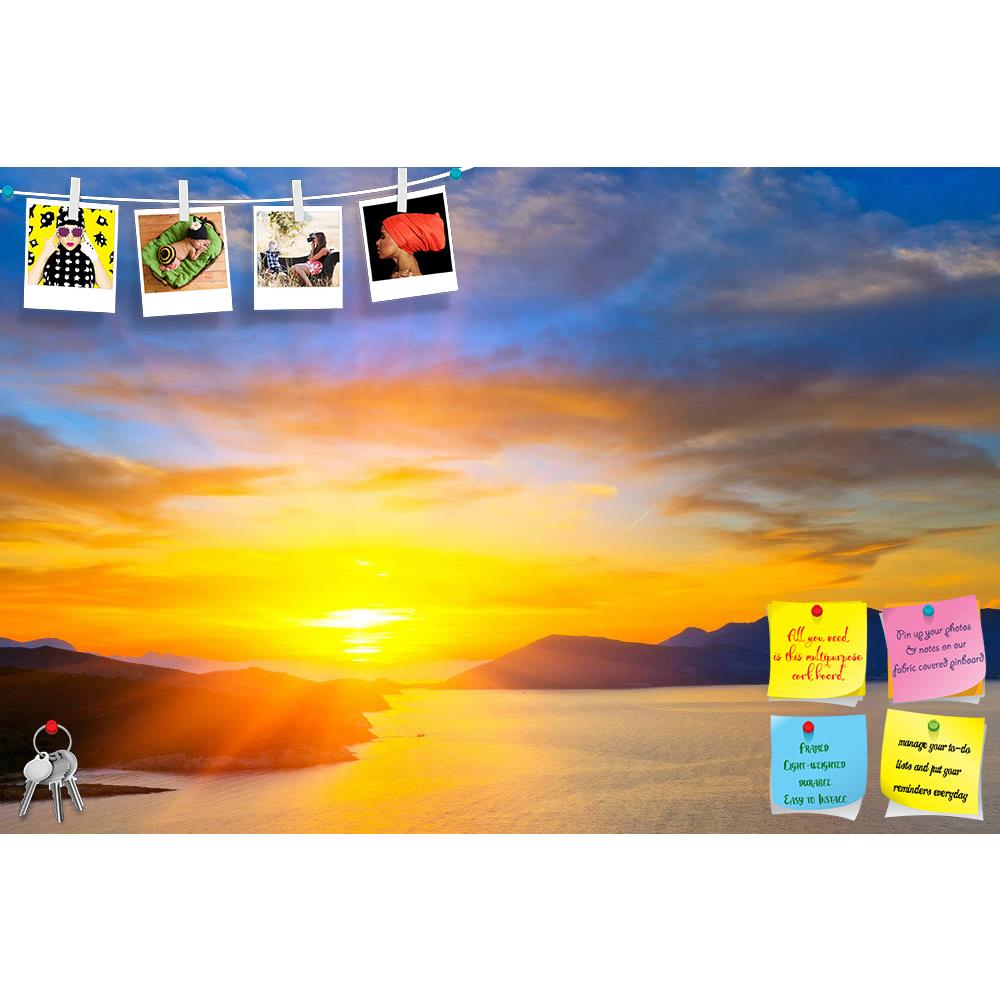 ArtzFolio Sunset Over Mediterranean Sea Printed Bulletin Board Notice Pin Board Soft Board | Frameless-Bulletin Boards Frameless-AZSAO10129451BLB_FL_L-Image Code 5000428 Vishnu Image Folio Pvt Ltd, IC 5000428, ArtzFolio, Bulletin Boards Frameless, Landscapes, Places, Photography, sunset, over, mediterranean, sea, printed, bulletin, board, notice, pin, soft, frameless, abstract, azure, background, beautiful, bright, clouds, coast, color, colorful, cumulus, dark, dawn, dramatic, dusk, evening, glowing, golden