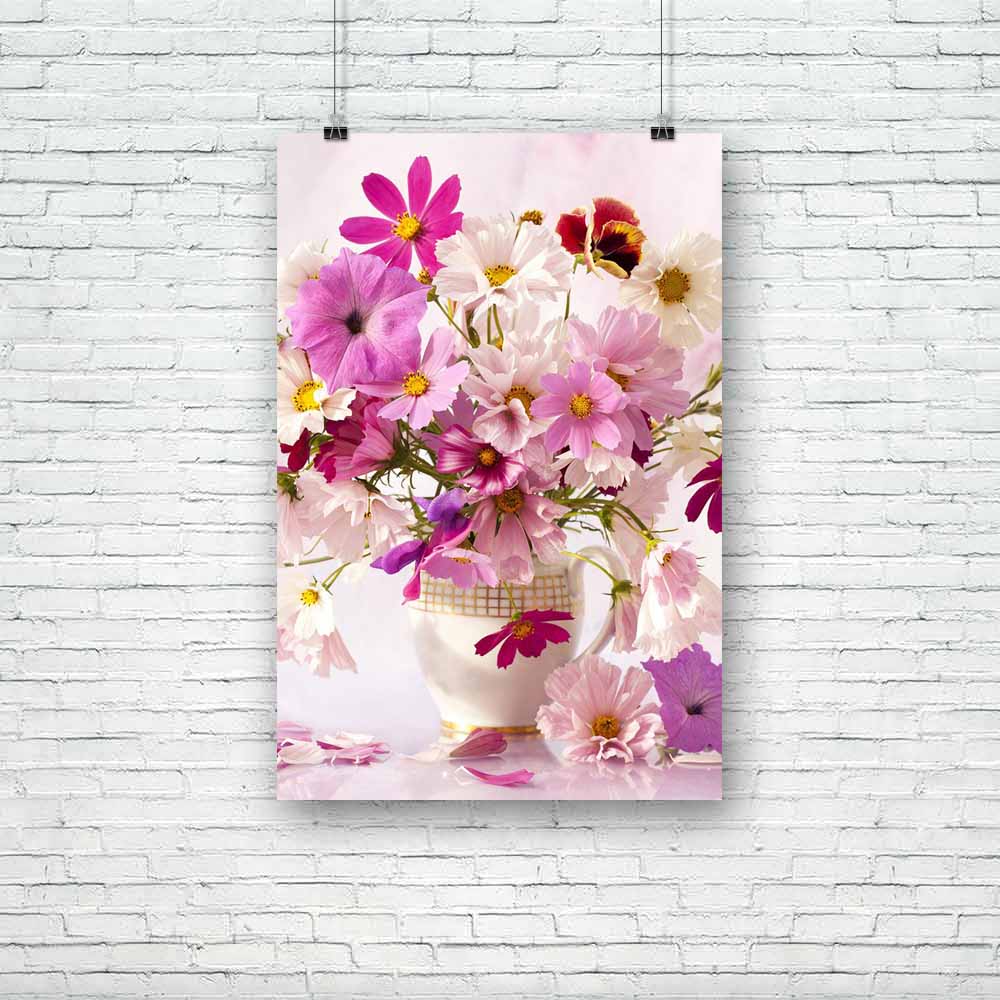 Still Life With Flowers Kosmeya Unframed Paper Poster-Paper Posters Unframed-POS_UN-IC 5000432 IC 5000432, Animated Cartoons, Art and Paintings, Black and White, Botanical, Caricature, Cartoons, Floral, Flowers, Nature, Scenic, Space, White, still, life, with, kosmeya, unframed, paper, poster, art, autumn, background, beauty, blooming, blossom, bouquet, bunch, camomile, cartoon, chamomile, close, up, color, daisy, flower, fragment, gerber, green, head, healthcare, herb, herbal, isolated, macro, marguerite, 