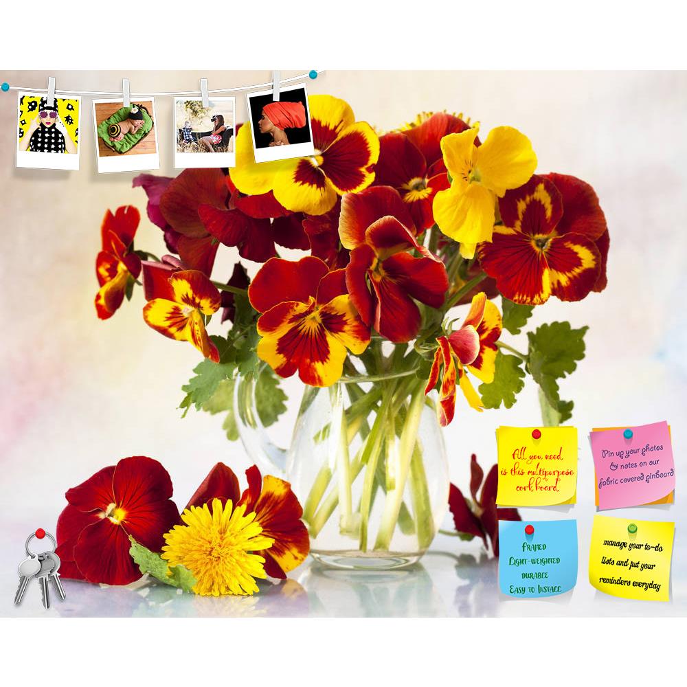 ArtzFolio Bunch Of Flowers Pansies Printed Bulletin Board Notice Pin Board Soft Board | Frameless-Bulletin Boards Frameless-AZSAO10191089BLB_FL_L-Image Code 5000433 Vishnu Image Folio Pvt Ltd, IC 5000433, ArtzFolio, Bulletin Boards Frameless, Floral, Still Life, Photography, bunch, of, flowers, pansies, printed, bulletin, board, notice, pin, soft, frameless, jar, glass, pin up board, push pin board, extra large cork board, big pin board, notice board, small bulletin board, cork board, wall notice board, gia