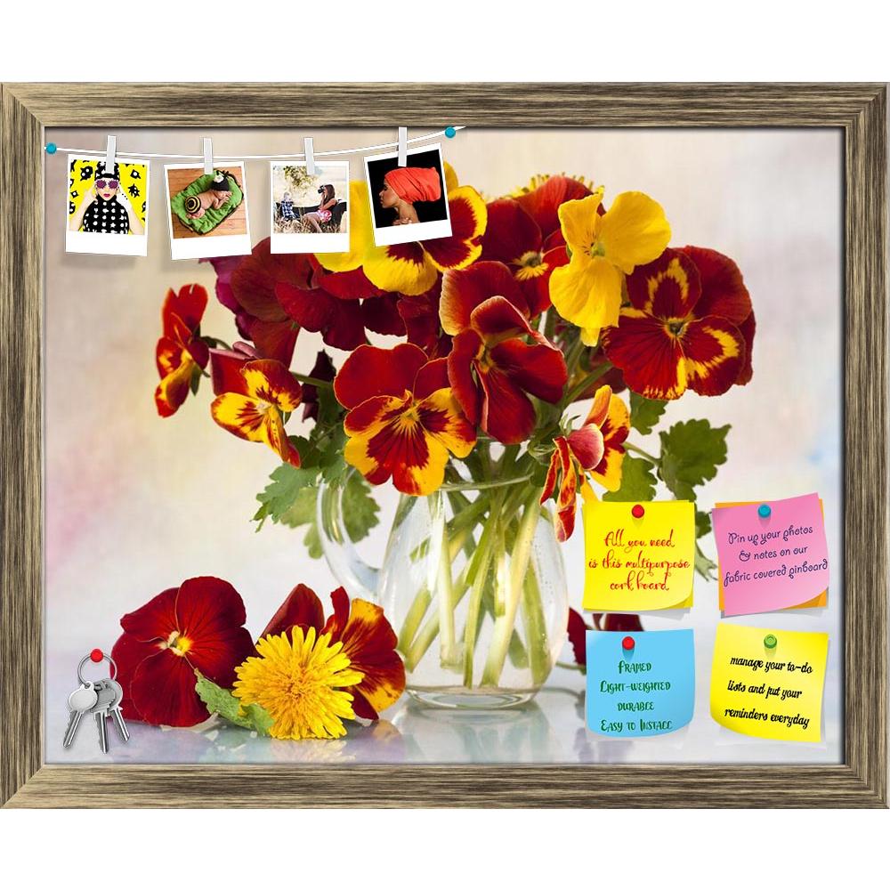 ArtzFolio Bunch Of Flowers Pansies Printed Bulletin Board Notice Pin Board Soft Board | Framed-Bulletin Boards Framed-AZSAO10191089BLB_FR_L-Image Code 5000433 Vishnu Image Folio Pvt Ltd, IC 5000433, ArtzFolio, Bulletin Boards Framed, Floral, Still Life, Photography, bunch, of, flowers, pansies, printed, bulletin, board, notice, pin, soft, framed, jar, glass, pin up board, push pin board, extra large cork board, big pin board, notice board, small bulletin board, cork board, wall notice board, giant cork boar