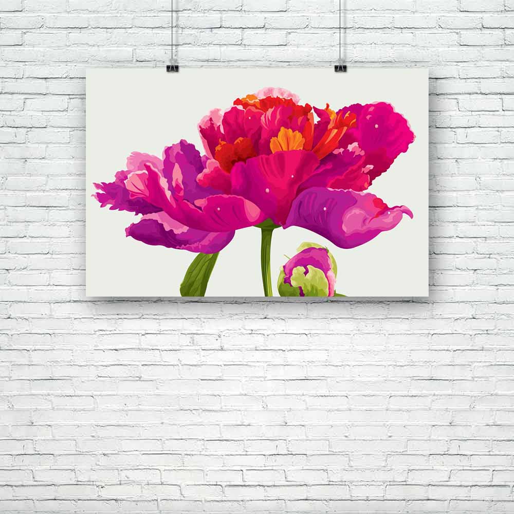 Red Peony Flower D1 Unframed Paper Poster-Paper Posters Unframed-POS_UN-IC 5000436 IC 5000436, Ancient, Art and Paintings, Botanical, Drawing, Floral, Flowers, Historical, Illustrations, Love, Medieval, Nature, Paintings, Patterns, Romance, Scenic, Vintage, red, peony, flower, d1, unframed, paper, poster, peonies, painting, garden, pattern, art, backgrounds, beauty, blossom, botany, bud, color, decoration, graceful, green, illustration, image, isolated, leaf, luxury, petal, pink, plant, pretty, romantic, sp