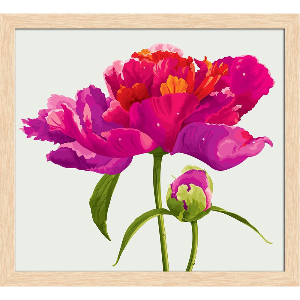 Pitaara Box Red Peony Flower Canvas Painting Synthetic Frame-Paintings Synthetic Framing-PBART10205201AFF_FW_L-Image Code 5000436 Vishnu Image Folio Pvt Ltd, IC 5000436, Pitaara Box, Paintings Synthetic Framing, Floral, Digital Art, red, peony, flower, canvas, painting, synthetic, frame, luxurious, bud, painted, bright, colors, framed canvas print, wall painting for living room with frame, canvas painting for living room, artzfolio, poster, framed canvas painting, wall painting with frame, canvas painting w