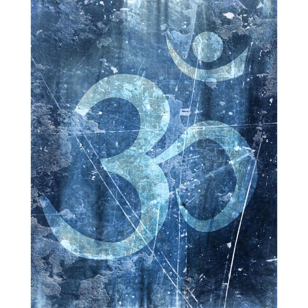 Om Symbol Canvas Painting Synthetic Frame-Paintings MDF Framing-AFF_FR-IC 5000450 IC 5000450, Ancient, Asian, Books, Buddhism, Calligraphy, God Buddha, Hinduism, Historical, Illustrations, Indian, Medieval, Religion, Religious, Signs, Signs and Symbols, Spiritual, Symbols, Vintage, om, symbol, canvas, painting, synthetic, frame, aged, alternative, asia, aum, blue, book, buddha, buddhist, ceremonial, ceremony, damaged, dao, design, dirty, east, eastern, element, god, goddess, grunge, grungy, guru, hindu, his