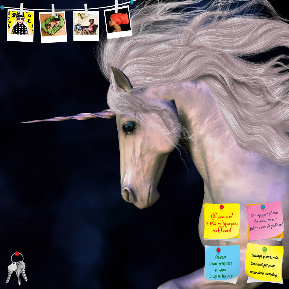 ArtzFolio White Buck Unicorns Horn Printed Bulletin Board Notice Pin Board Soft Board | Frameless-Bulletin Boards Frameless-AZSAO10405642BLB_FL_L-Image Code 5000460 Vishnu Image Folio Pvt Ltd, IC 5000460, ArtzFolio, Bulletin Boards Frameless, Animals, Fantasy, Fine Art Reprint, white, buck, unicorns, horn, printed, bulletin, board, notice, pin, soft, frameless, a, unicorn's, has, beautiful, pink, glow, pin up board, push pin board, extra large cork board, big pin board, notice board, small bulletin board, c