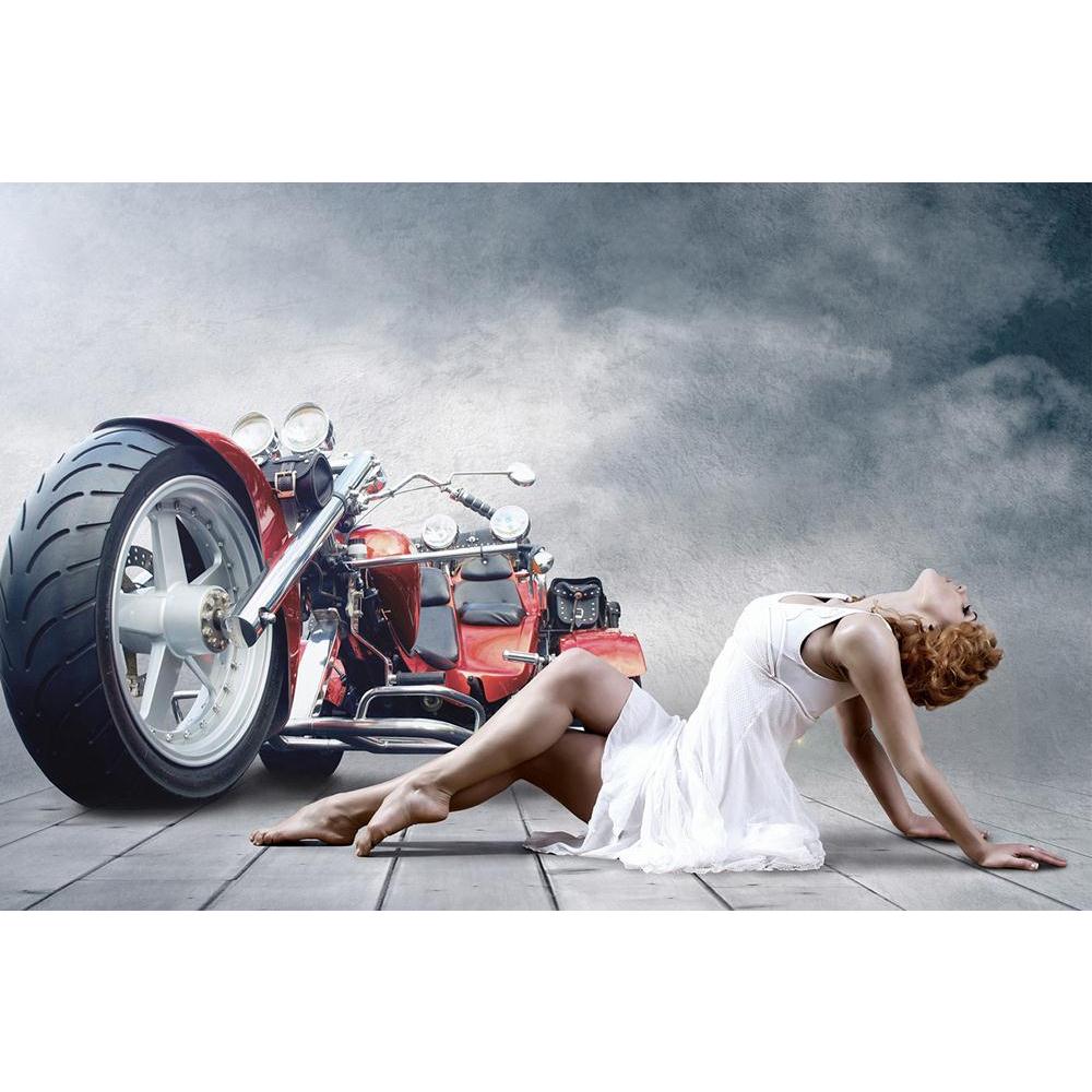 ArtzFolio Woman With Bike Unframed Paper Poster-Paper Posters Unframed-AZART10426829POS_UN_L-Image Code 5000470 Vishnu Image Folio Pvt Ltd, IC 5000470, ArtzFolio, Paper Posters Unframed, Automobiles, Figurative, Photography, woman, with, bike, unframed, paper, poster, wall, large, size, for, living, room, home, decoration, big, framed, decor, posters, pitaara, box, modern, art, frame, bedroom, amazonbasics, door, drawing, small, decorative, office, reception, multiple, friends, images, reprints, reprint, ki