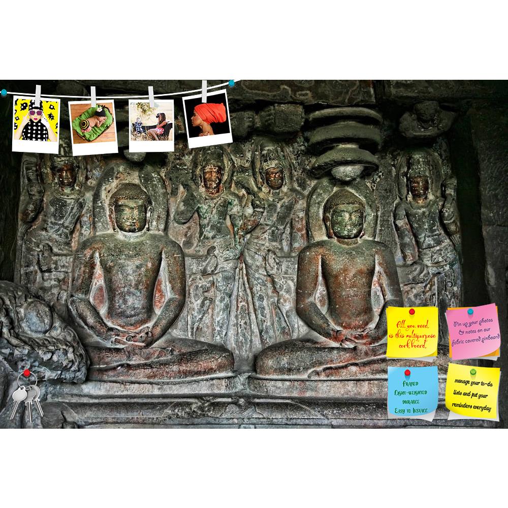 ArtzFolio Ellora Cave India Printed Bulletin Board Notice Pin Board Soft Board | Frameless-Bulletin Boards Frameless-AZSAO10440731BLB_FL_L-Image Code 5000471 Vishnu Image Folio Pvt Ltd, IC 5000471, ArtzFolio, Bulletin Boards Frameless, Places, Religious, Photography, ellora, cave, india, printed, bulletin, board, notice, pin, soft, frameless, statue, buddhas, meditation, inside, maharashtra, pin up board, push pin board, extra large cork board, big pin board, notice board, small bulletin board, cork board, 