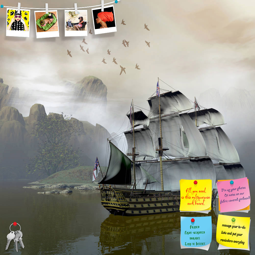 ArtzFolio Ship On The Sea Printed Bulletin Board Notice Pin Board Soft Board | Frameless-Bulletin Boards Frameless-AZSAO10442767BLB_FL_L-Image Code 5000473 Vishnu Image Folio Pvt Ltd, IC 5000473, ArtzFolio, Bulletin Boards Frameless, Fantasy, Landscapes, Digital Art, ship, on, the, sea, printed, bulletin, board, notice, pin, soft, frameless, alone, artwork, background, cliffs, dark, digital, dust, fairytale, fiction, foam, full, gentle, island, magical, moon, moonlight, night, ocean, old, pirate, sail, seag