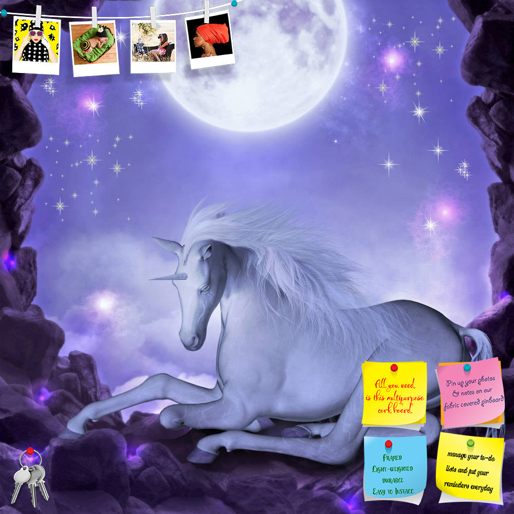 ArtzFolio Unicorn Printed Bulletin Board Notice Pin Board Soft Board | Frameless-Bulletin Boards Frameless-AZSAO10442804BLB_FL_L-Image Code 5000476 Vishnu Image Folio Pvt Ltd, IC 5000476, ArtzFolio, Bulletin Boards Frameless, Animals, Fantasy, Digital Art, unicorn, printed, bulletin, board, notice, pin, soft, frameless, 3d, render, pin up board, push pin board, extra large cork board, big pin board, notice board, small bulletin board, cork board, wall notice board, giant cork board, bulletin board, office n