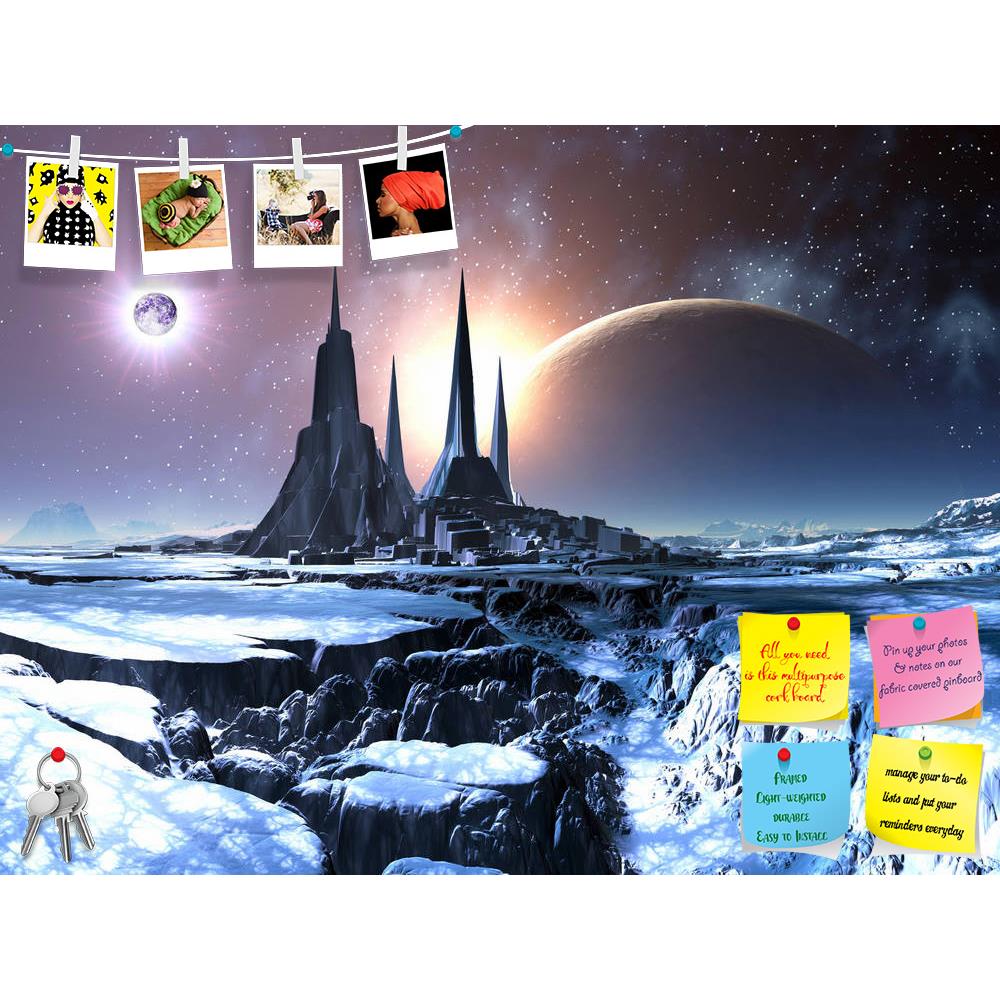 ArtzFolio Lost Alien City In Snow Printed Bulletin Board Notice Pin Board Soft Board | Frameless-Bulletin Boards Frameless-AZSAO10480248BLB_FL_L-Image Code 5000478 Vishnu Image Folio Pvt Ltd, IC 5000478, ArtzFolio, Bulletin Boards Frameless, Fantasy, Places, Digital Art, lost, alien, city, in, snow, printed, bulletin, board, notice, pin, soft, frameless, pin up board, push pin board, extra large cork board, big pin board, notice board, small bulletin board, cork board, wall notice board, giant cork board, b