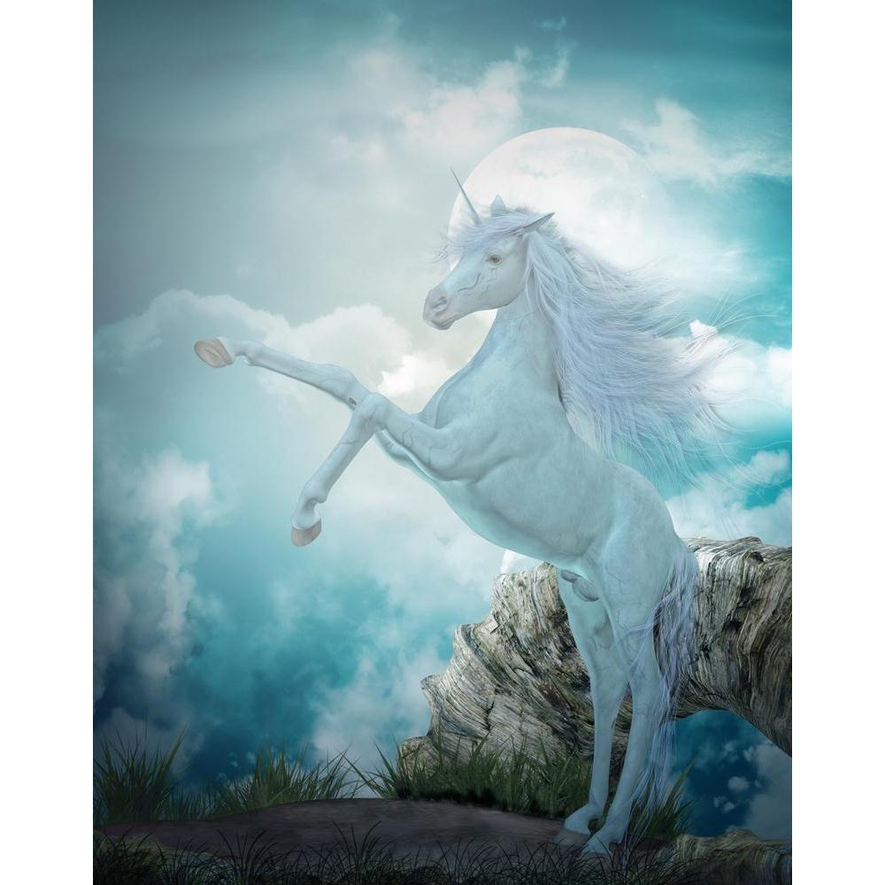 Beautiful Unicorn Canvas Painting Synthetic Frame-Paintings MDF Framing-AFF_FR-IC 5000480 IC 5000480, 3D, Abstract Expressionism, Abstracts, Ancient, Animals, Art and Paintings, Digital, Digital Art, Fantasy, Graphic, Historical, Medieval, Retro, Semi Abstract, Signs and Symbols, Stars, Symbols, Vintage, beautiful, unicorn, canvas, painting, synthetic, frame, moon, and, abstract, animal, art, artistic, background, classic, cloud, clouds, dark, darkness, dream, dreams, dreamy, effect, fae, fairy, fairytale, 