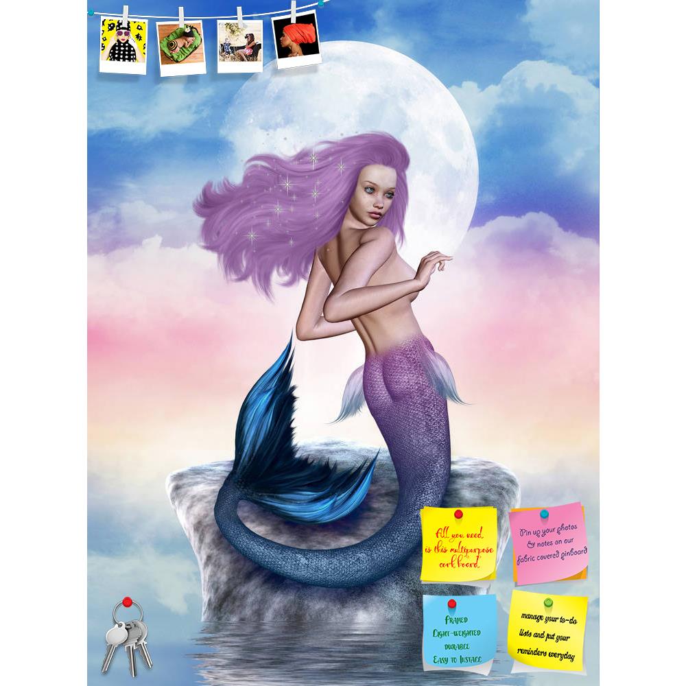 ArtzFolio Mermaid D1 Printed Bulletin Board Notice Pin Board Soft Board | Frameless-Bulletin Boards Frameless-AZSAO10482351BLB_FL_L-Image Code 5000481 Vishnu Image Folio Pvt Ltd, IC 5000481, ArtzFolio, Bulletin Boards Frameless, Fantasy, Kids, Digital Art, mermaid, d1, printed, bulletin, board, notice, pin, soft, frameless, 3d, render, pin up board, push pin board, extra large cork board, big pin board, notice board, small bulletin board, cork board, wall notice board, giant cork board, bulletin board, offi