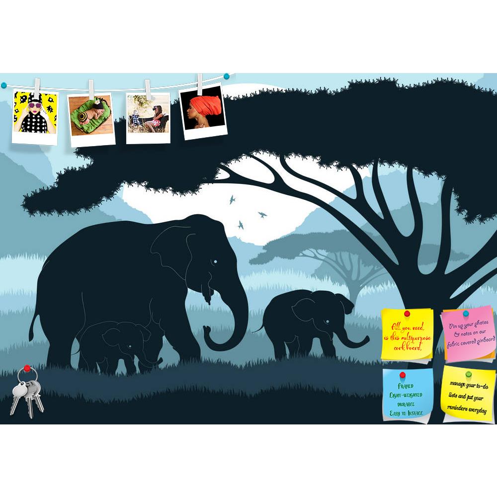 ArtzFolio Elephant Family In Wild Africa Printed Bulletin Board Notice Pin Board Soft Board | Frameless-Bulletin Boards Frameless-AZSAO10510750BLB_FL_L-Image Code 5000482 Vishnu Image Folio Pvt Ltd, IC 5000482, ArtzFolio, Bulletin Boards Frameless, Animals, Kids, Digital Art, elephant, family, in, wild, africa, printed, bulletin, board, notice, pin, soft, frameless, cute, landscape, pin up board, push pin board, extra large cork board, big pin board, notice board, small bulletin board, cork board, wall noti