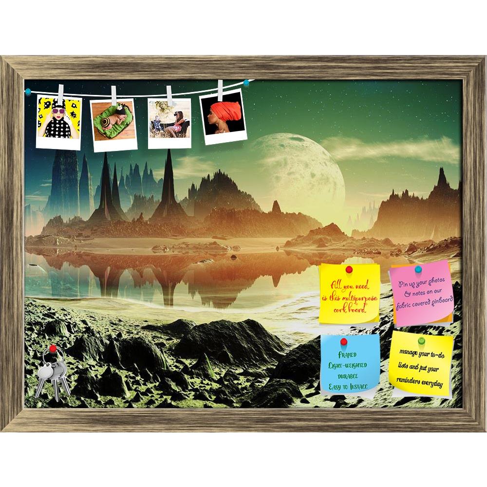 ArtzFolio Alien City Ruins Beside The Lake Printed Bulletin Board Notice Pin Board Soft Board | Framed-Bulletin Boards Framed-AZSAO10535853BLB_FR_L-Image Code 5000487 Vishnu Image Folio Pvt Ltd, IC 5000487, ArtzFolio, Bulletin Boards Framed, Fantasy, Places, Digital Art, alien, city, ruins, beside, the, lake, printed, bulletin, board, notice, pin, soft, framed, pin up board, push pin board, extra large cork board, big pin board, notice board, small bulletin board, cork board, wall notice board, giant cork b