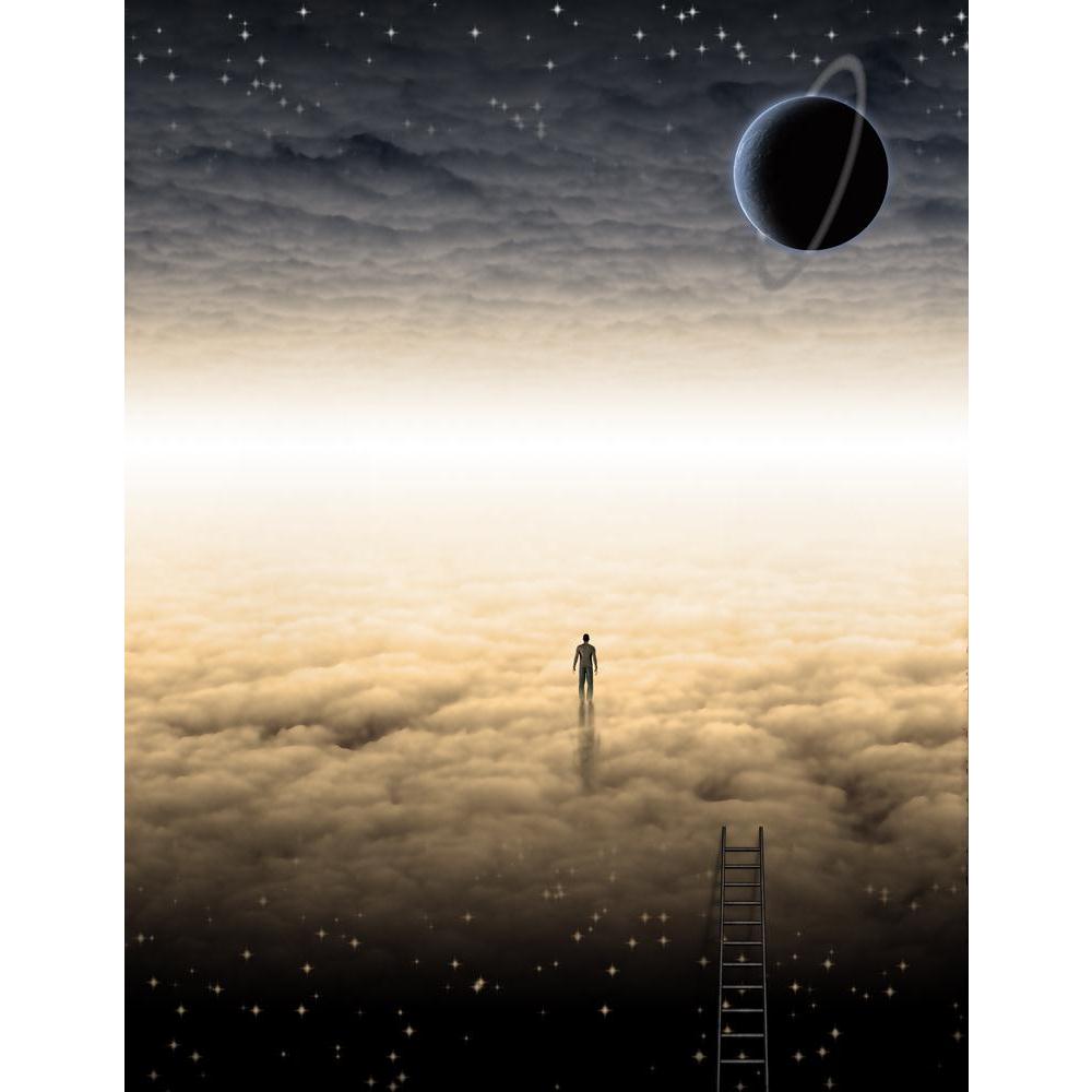 Mans Journey Of The Soul Canvas Painting Synthetic Frame-Paintings MDF Framing-AFF_FR-IC 5000494 IC 5000494, Automobiles, Fantasy, Illustrations, Nature, People, Religion, Religious, Scenic, Signs and Symbols, Spiritual, Symbols, Transportation, Travel, Vehicles, mans, journey, of, the, soul, canvas, painting, synthetic, frame, adventure, age, ascetic, background, beautiful, calm, clouds, concept, creation, excursion, eye, fog, goal, god, guru, holy, human, illustration, imagination, joy, light, man, medita