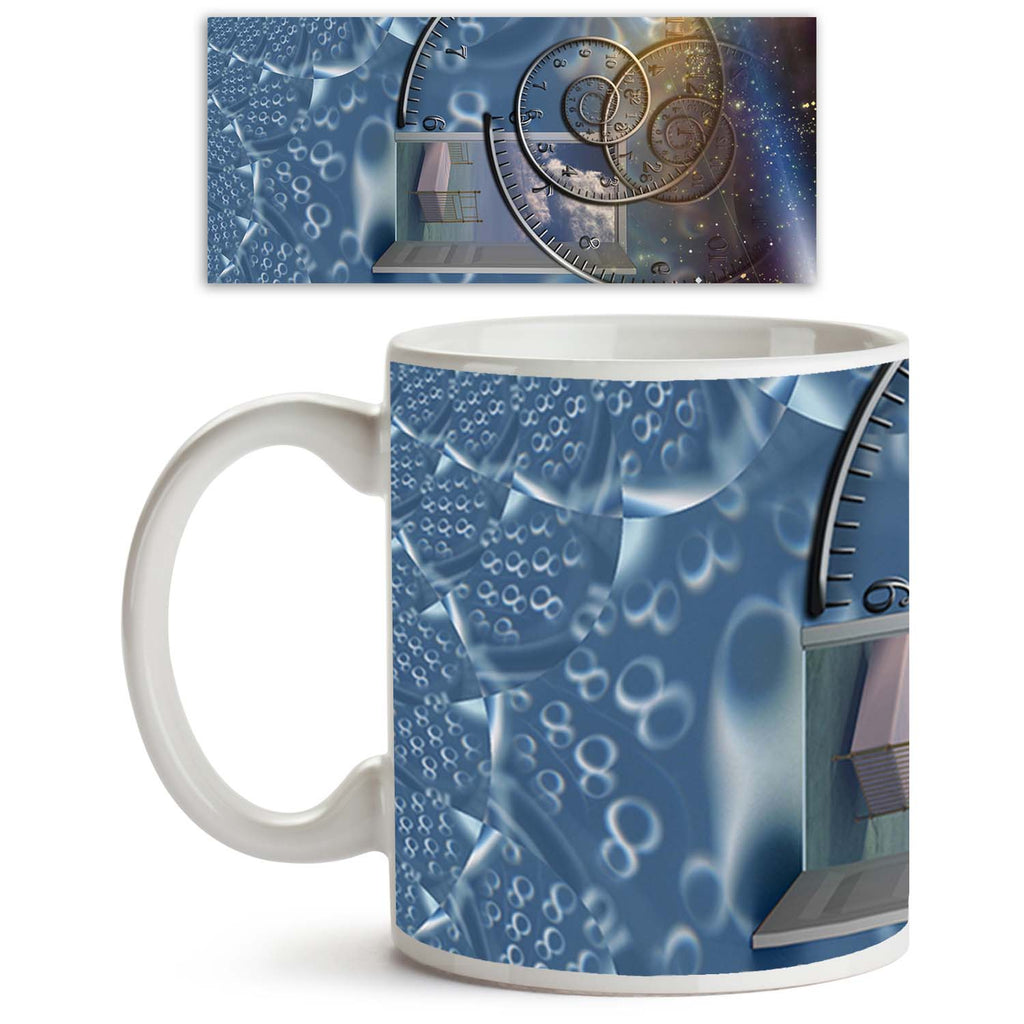 Eternal Sleep Ceramic Coffee Tea Mug Inside White-Coffee Mugs-MUG-IC 5000495 IC 5000495, Abstract Expressionism, Abstracts, Conceptual, Figurative, Illustrations, Nature, Realism, Religion, Religious, Scenic, Semi Abstract, Spiritual, Surrealism, eternal, sleep, ceramic, coffee, tea, mug, inside, white, abstract, allegory, bed, believe, blue, chronometer, clock, concept, cycle, day, door, doorway, dream, dreaming, dreamscape, end, eternity, god, hours, ideas, illustration, imagination, imaginative, imagine,