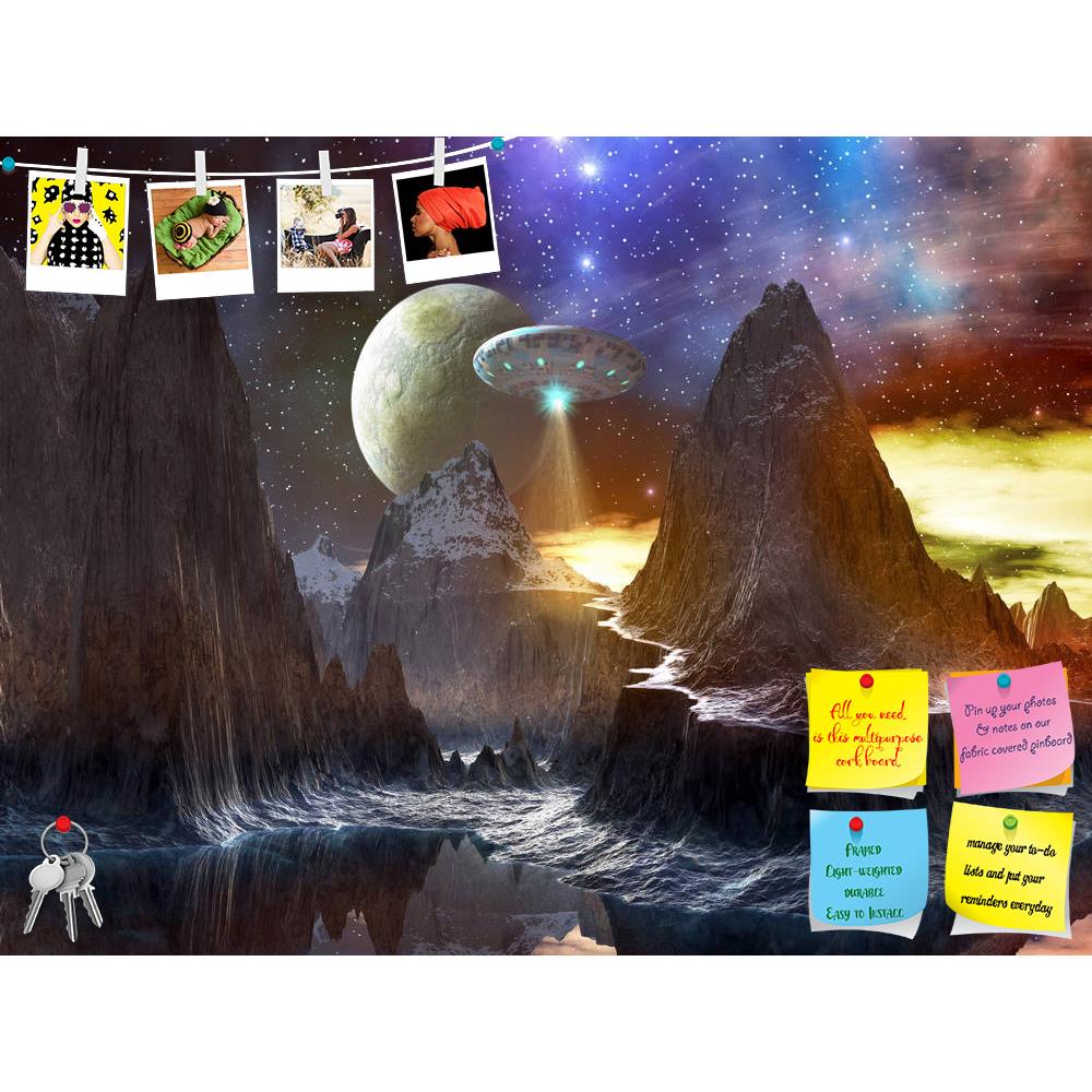 ArtzFolio Spaceship Over Mountain Path On Distant World Printed Bulletin Board Notice Pin Board Soft Board | Frameless-Bulletin Boards Frameless-AZSAO10575991BLB_FL_L-Image Code 5000498 Vishnu Image Folio Pvt Ltd, IC 5000498, ArtzFolio, Bulletin Boards Frameless, Fantasy, Places, Digital Art, spaceship, over, mountain, path, on, distant, world, printed, bulletin, board, notice, pin, soft, frameless, pin up board, push pin board, extra large cork board, big pin board, notice board, small bulletin board, cork