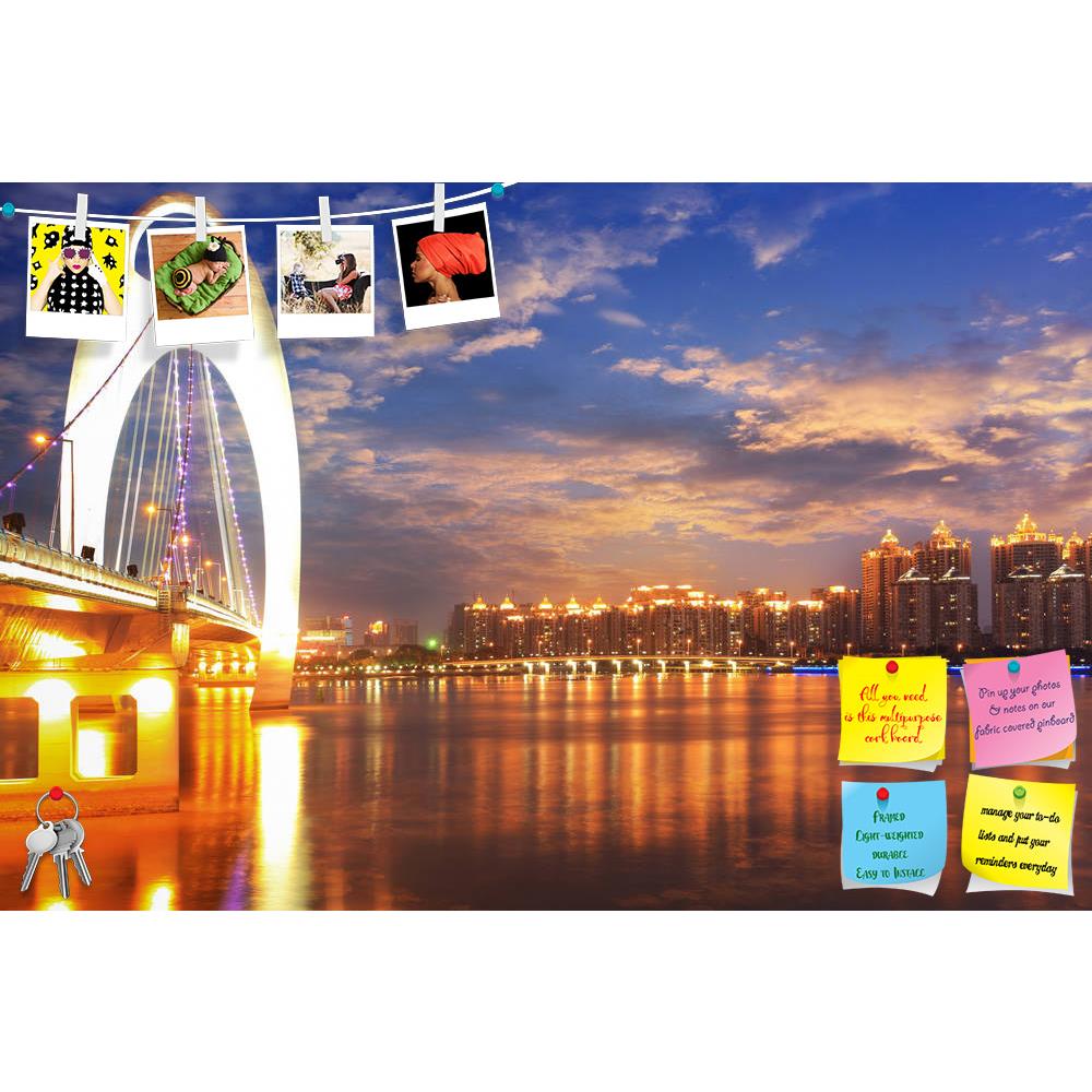ArtzFolio Zhujiang River in Guangzhou, China Printed Bulletin Board Notice Pin Board Soft Board | Frameless-Bulletin Boards Frameless-AZSAO10642381BLB_FL_L-Image Code 5000513 Vishnu Image Folio Pvt Ltd, IC 5000513, ArtzFolio, Bulletin Boards Frameless, Places, Photography, zhujiang, river, in, guangzhou, china, printed, bulletin, board, notice, pin, soft, frameless, modern, building, financial, district, center, panorama, apartment, architectural, architecture, beauty, blue, bridge, business, city, cityscap