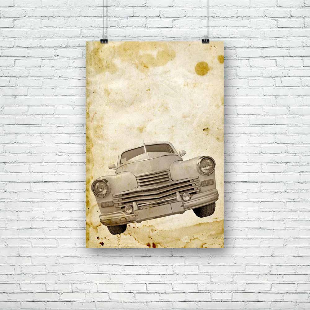 Vintage Car D2 Unframed Paper Poster-Paper Posters Unframed-POS_UN-IC 5000522 IC 5000522, Abstract Expressionism, Abstracts, Ancient, Cars, Cities, City Views, Historical, Medieval, Retro, Semi Abstract, Signs, Signs and Symbols, Space, Vintage, car, d2, unframed, paper, poster, abstract, aging, background, brown, burnt, canvas, cardboard, cover, crumpled, damaged, design, dirty, empty, frame, frayed, grainy, grunge, obsolete, old, page, paperboard, papyrus, parchment, rough, scratched, simplicity, spot, st