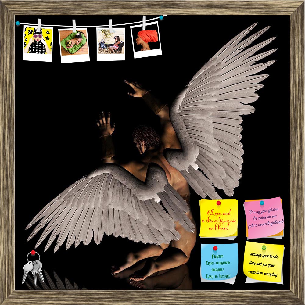 ArtzFolio Angel Printed Bulletin Board Notice Pin Board Soft Board | Framed-Bulletin Boards Framed-AZSAO10703035BLB_FR_L-Image Code 5000528 Vishnu Image Folio Pvt Ltd, IC 5000528, ArtzFolio, Bulletin Boards Framed, Adult, Fantasy, Digital Art, angel, printed, bulletin, board, notice, pin, soft, framed, ground, pin up board, push pin board, extra large cork board, big pin board, notice board, small bulletin board, cork board, wall notice board, giant cork board, bulletin board, office notice board, office co