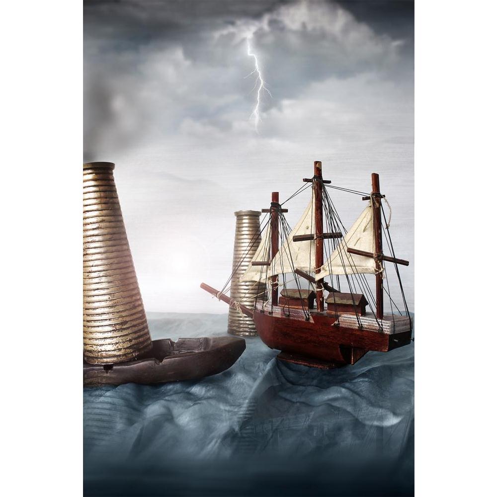 ArtzFolio Miniature Ship In An Ocean Unframed Paper Poster-Paper Posters Unframed-AZART10703454POS_UN_L-Image Code 5000529 Vishnu Image Folio Pvt Ltd, IC 5000529, ArtzFolio, Paper Posters Unframed, Conceptual, Digital Art, miniature, ship, in, an, ocean, unframed, paper, poster, wall, large, size, for, living, room, home, decoration, big, framed, decor, posters, pitaara, box, modern, art, with, frame, bedroom, amazonbasics, door, drawing, small, decorative, office, reception, multiple, friends, images, repr