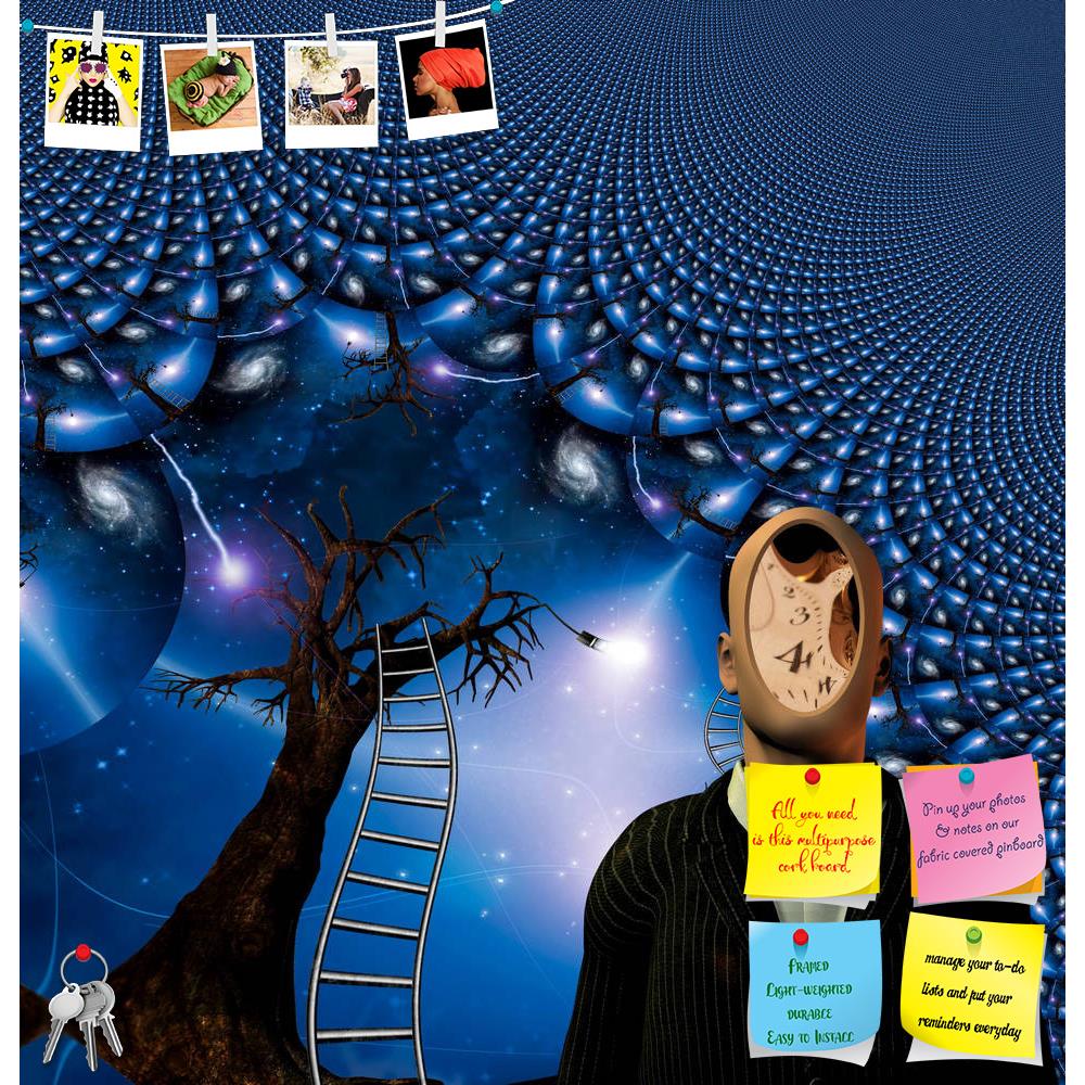 ArtzFolio Clockworks Human Face With Tree Of Ideas Beyond Printed Bulletin Board Notice Pin Board Soft Board | Frameless-Bulletin Boards Frameless-AZSAO10709764BLB_FL_L-Image Code 5000532 Vishnu Image Folio Pvt Ltd, IC 5000532, ArtzFolio, Bulletin Boards Frameless, Abstract, Surrealism, Digital Art, clockworks, human, face, with, tree, of, ideas, beyond, printed, bulletin, board, notice, pin, soft, frameless, pin up board, push pin board, extra large cork board, big pin board, notice board, small bulletin b