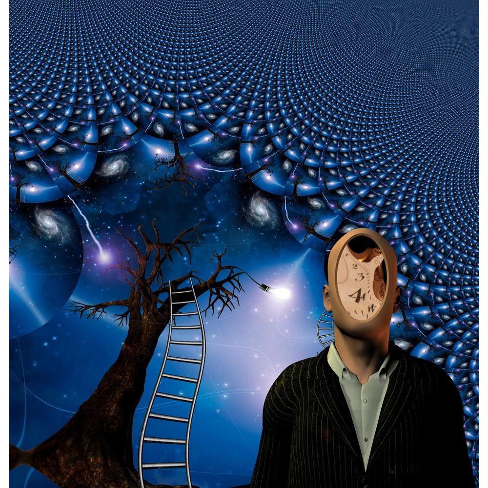 Clockworks Human Face With Tree Of Ideas Beyond Canvas Painting Synthetic Frame-Paintings MDF Framing-AFF_FR-IC 5000532 IC 5000532, Abstract Expressionism, Abstracts, Art and Paintings, Astronomy, Conceptual, Cosmology, Fantasy, Illustrations, Individuals, Memories, Nature, Paintings, Portraits, Realism, Scenic, Semi Abstract, Signs, Signs and Symbols, Space, Stars, Surrealism, Symbols, clockworks, human, face, with, tree, of, ideas, beyond, canvas, painting, synthetic, frame, abstract, aged, ascend, climb,