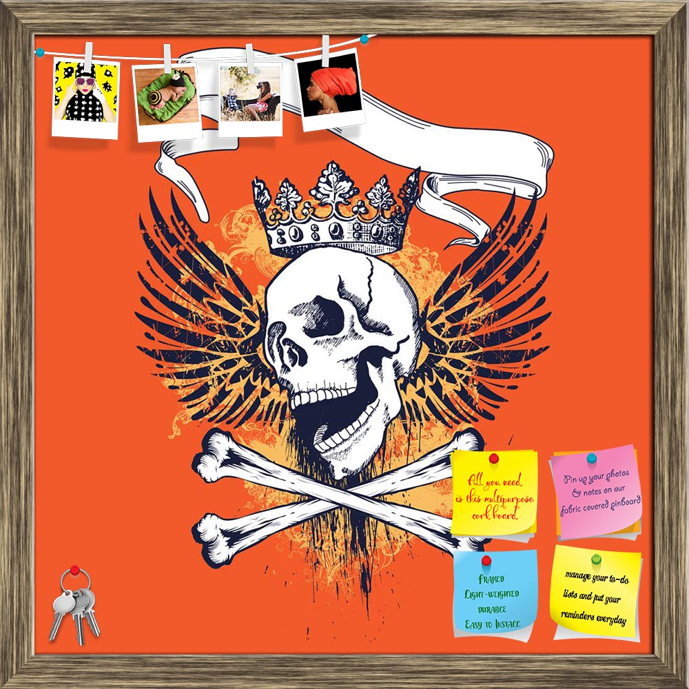 ArtzFolio Skull & Grunge Elements Printed Bulletin Board Notice Pin Board Soft Board | Framed-Bulletin Boards Framed-AZSAO10727493BLB_FR_L-Image Code 5000533 Vishnu Image Folio Pvt Ltd, IC 5000533, ArtzFolio, Bulletin Boards Framed, Pop Art, Digital Art, skull, grunge, elements, printed, bulletin, board, notice, pin, soft, framed, abstract, background, art, banner, orange, bone, caribbean, creative, criminal, crown, death, decorations, edge, element, evil, floral, frame, heraldic, illustration, label, pirat