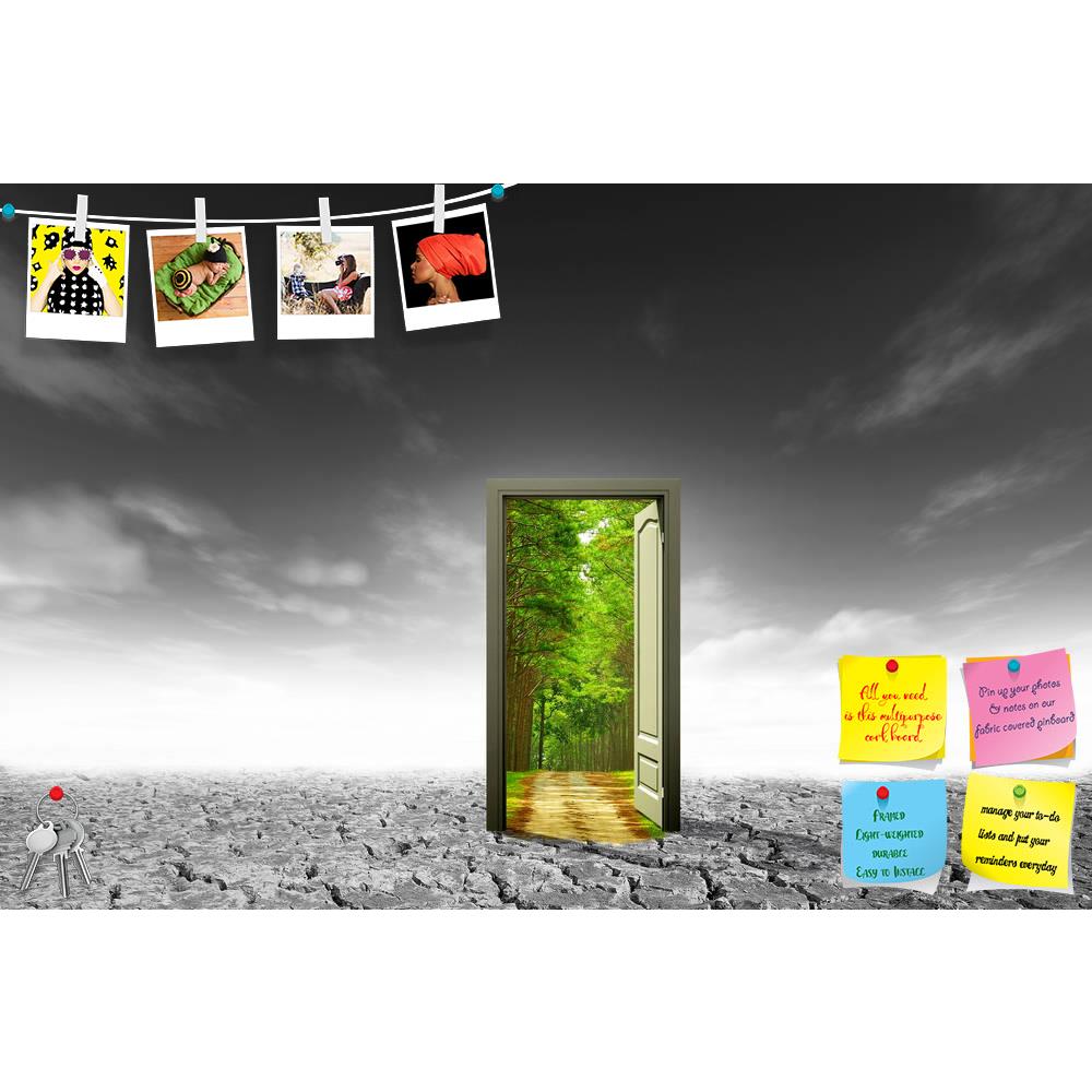 ArtzFolio Door Open To The New World Printed Bulletin Board Notice Pin Board Soft Board | Frameless-Bulletin Boards Frameless-AZSAO10785501BLB_FL_L-Image Code 5000544 Vishnu Image Folio Pvt Ltd, IC 5000544, ArtzFolio, Bulletin Boards Frameless, Conceptual, Kids, Digital Art, door, open, to, the, new, world, printed, bulletin, board, notice, pin, soft, frameless, environmental, concept, idea, pin up board, push pin board, extra large cork board, big pin board, notice board, small bulletin board, cork board, 