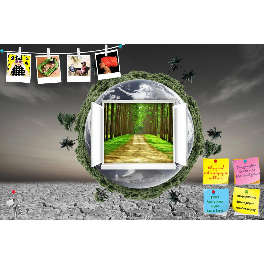 ArtzFolio Window Open On Earth Surface Printed Bulletin Board Notice Pin Board Soft Board | Frameless-Bulletin Boards Frameless-AZSAO10785545BLB_FL_L-Image Code 5000545 Vishnu Image Folio Pvt Ltd, IC 5000545, ArtzFolio, Bulletin Boards Frameless, Conceptual, Kids, Digital Art, window, open, on, earth, surface, printed, bulletin, board, notice, pin, soft, frameless, inside, world, environmental, concept, idea, pin up board, push pin board, extra large cork board, big pin board, notice board, small bulletin b