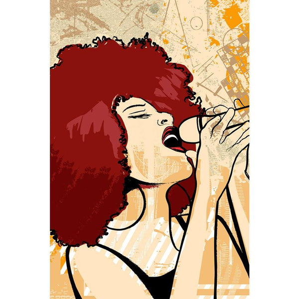 Afro American Jazz Singer Unframed Paper Poster-Paper Posters Unframed-POS_UN-IC 5000554 IC 5000554, Adult, American, Art and Paintings, Drawing, Illustrations, Music, Music and Dance, Music and Musical Instruments, Pop Art, afro, jazz, singer, unframed, paper, wall, poster, singing, karaoke, grunge, female, woman, art, audio, event, face, girl, illustration, microphone, nightlife, party, performance, performer, performing, person, pop, popular, rock, show, sound, voice, young, artzfolio, posters, wall post