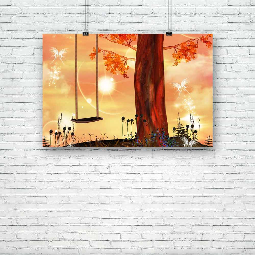 Enchanted Nature Series Unframed Paper Poster-Paper Posters Unframed-POS_UN-IC 5000557 IC 5000557, Botanical, Countries, Floral, Flowers, Hand Drawn, Illustrations, Mountains, Nature, Scenic, Sunrises, Sunsets, Wooden, enchanted, series, unframed, paper, poster, artwork, background, beauty, butterflies, charming, climber, clouds, country, daisies, dream, elf, enchanting, faerie, fairy, tale, ferns, fireflies, framework, gradient, grass, hand, drawn, hill, illustration, leaves, lights, magic, meadow, natural