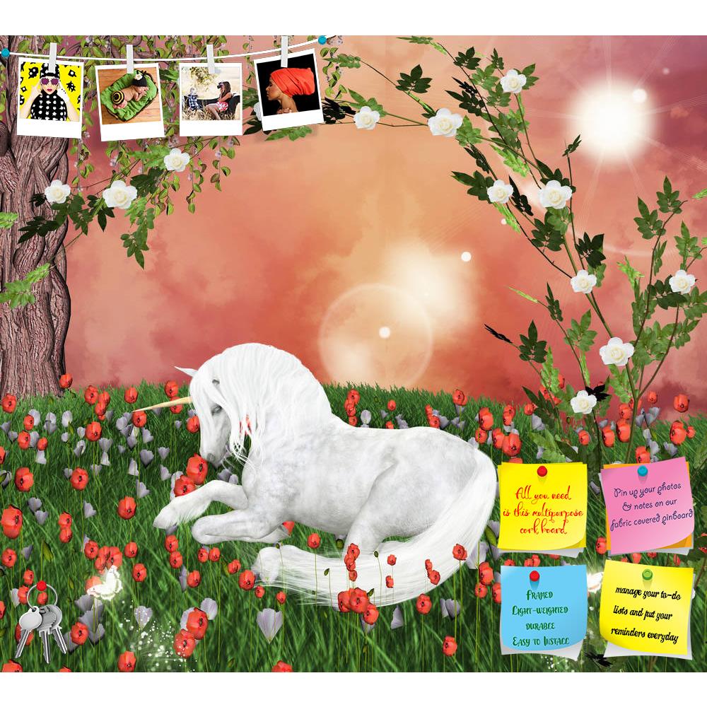 ArtzFolio Beautiful Unicorn D2 Printed Bulletin Board Notice Pin Board Soft Board | Frameless-Bulletin Boards Frameless-AZSAO10867051BLB_FL_L-Image Code 5000558 Vishnu Image Folio Pvt Ltd, IC 5000558, ArtzFolio, Bulletin Boards Frameless, Animals, Fantasy, Digital Art, beautiful, unicorn, d2, printed, bulletin, board, notice, pin, soft, frameless, enchanted, meadow, pin up board, push pin board, extra large cork board, big pin board, notice board, small bulletin board, cork board, wall notice board, giant c