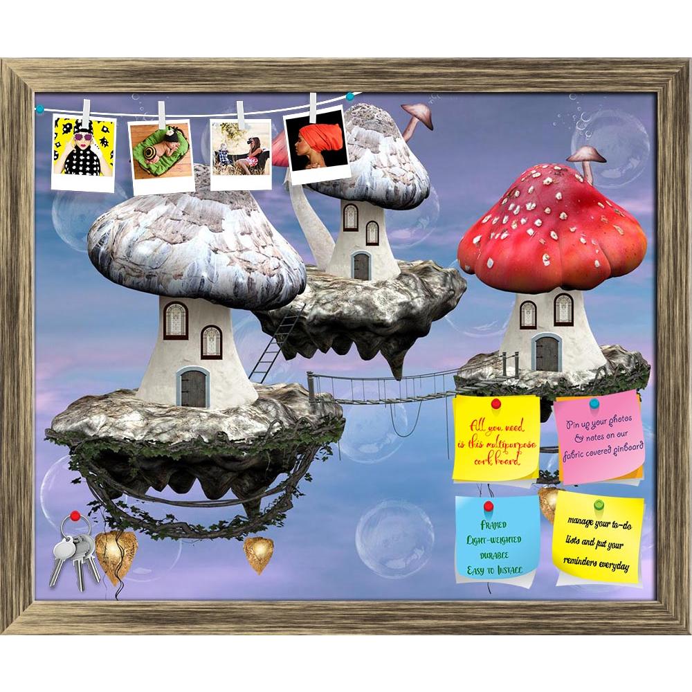 ArtzFolio Mushrooms Magic Town Printed Bulletin Board Notice Pin Board Soft Board | Framed-Bulletin Boards Framed-AZSAO10867054BLB_FR_L-Image Code 5000559 Vishnu Image Folio Pvt Ltd, IC 5000559, ArtzFolio, Bulletin Boards Framed, Fantasy, Kids, Landscapes, Digital Art, mushrooms, magic, town, printed, bulletin, board, notice, pin, soft, framed, pin up board, push pin board, extra large cork board, big pin board, notice board, small bulletin board, cork board, wall notice board, giant cork board, bulletin bo