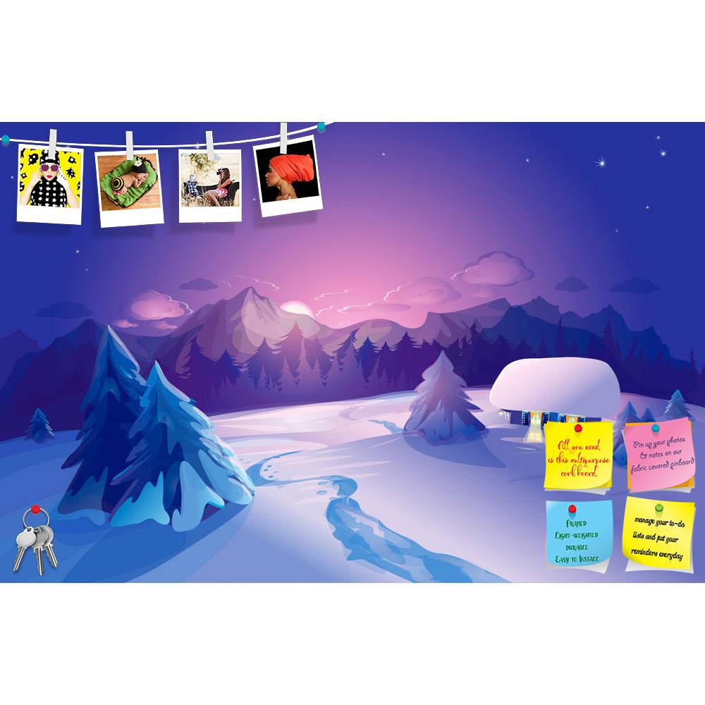 ArtzFolio Winter Landscape D1 Printed Bulletin Board Notice Pin Board Soft Board | Frameless-Bulletin Boards Frameless-AZSAO10905981BLB_FL_L-Image Code 5000565 Vishnu Image Folio Pvt Ltd, IC 5000565, ArtzFolio, Bulletin Boards Frameless, Fantasy, Kids, Landscapes, Digital Art, winter, landscape, d1, printed, bulletin, board, notice, pin, soft, frameless, pin up board, push pin board, extra large cork board, big pin board, notice board, small bulletin board, cork board, wall notice board, giant cork board, b