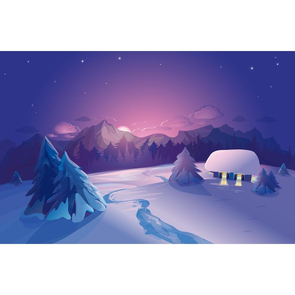 Winter Landscape Canvas Painting Synthetic Frame-Paintings MDF Framing-AFF_FR-IC 5000565 IC 5000565, Art and Paintings, Christianity, Landscapes, Mountains, Nature, Rural, Scenic, Seasons, Sunrises, Sunsets, Wooden, winter, landscape, canvas, painting, synthetic, frame, wonderland, art, artwork, background, blue, card, celebration, christmas, cloud, cold, december, february, forest, frost, frozen, greeting, hill, home, horizon, house, january, light, moon, mountain, new, night, pathway, season, sky, snow, s